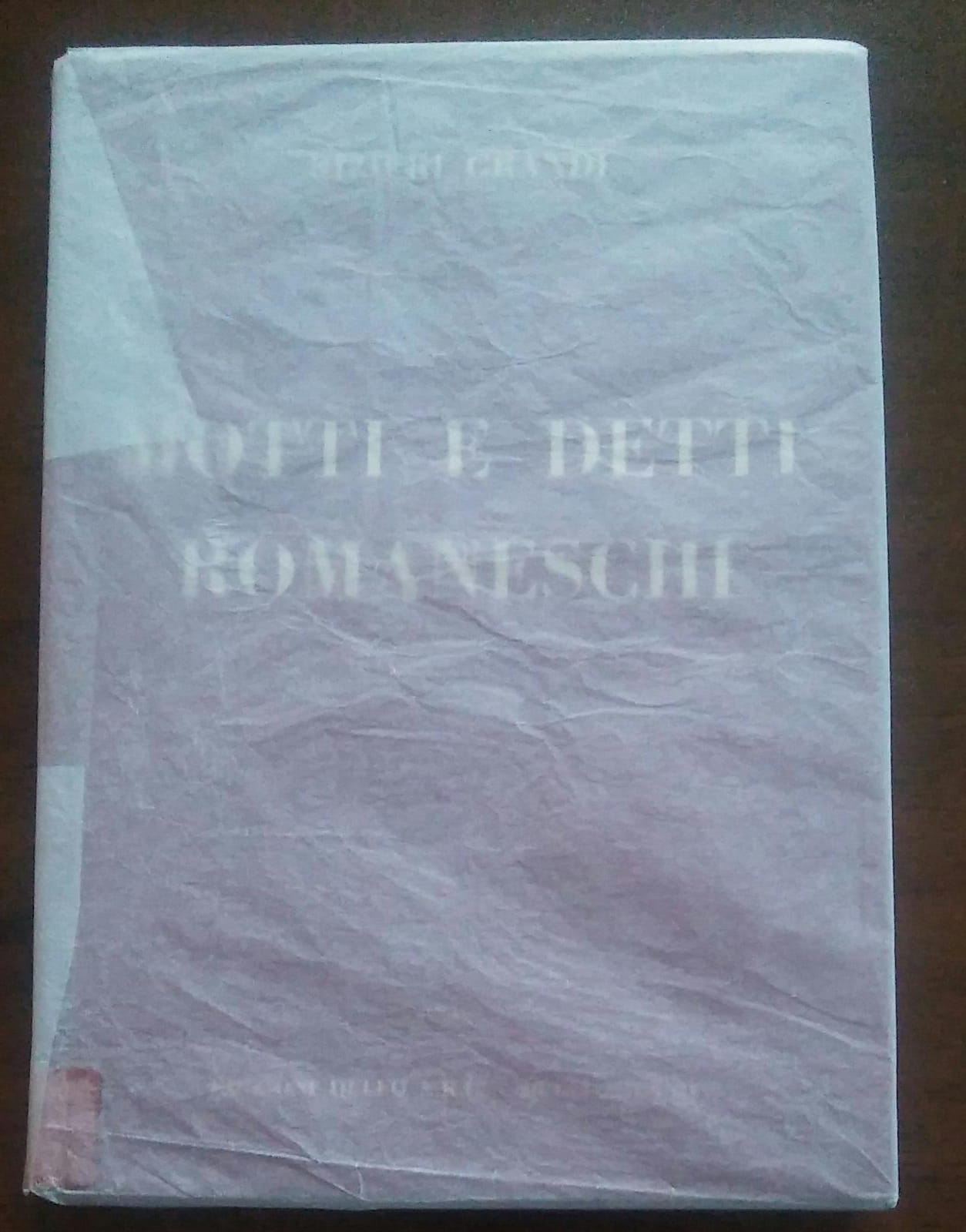 MOTTI E DETTI ROMANESCHI - copertina