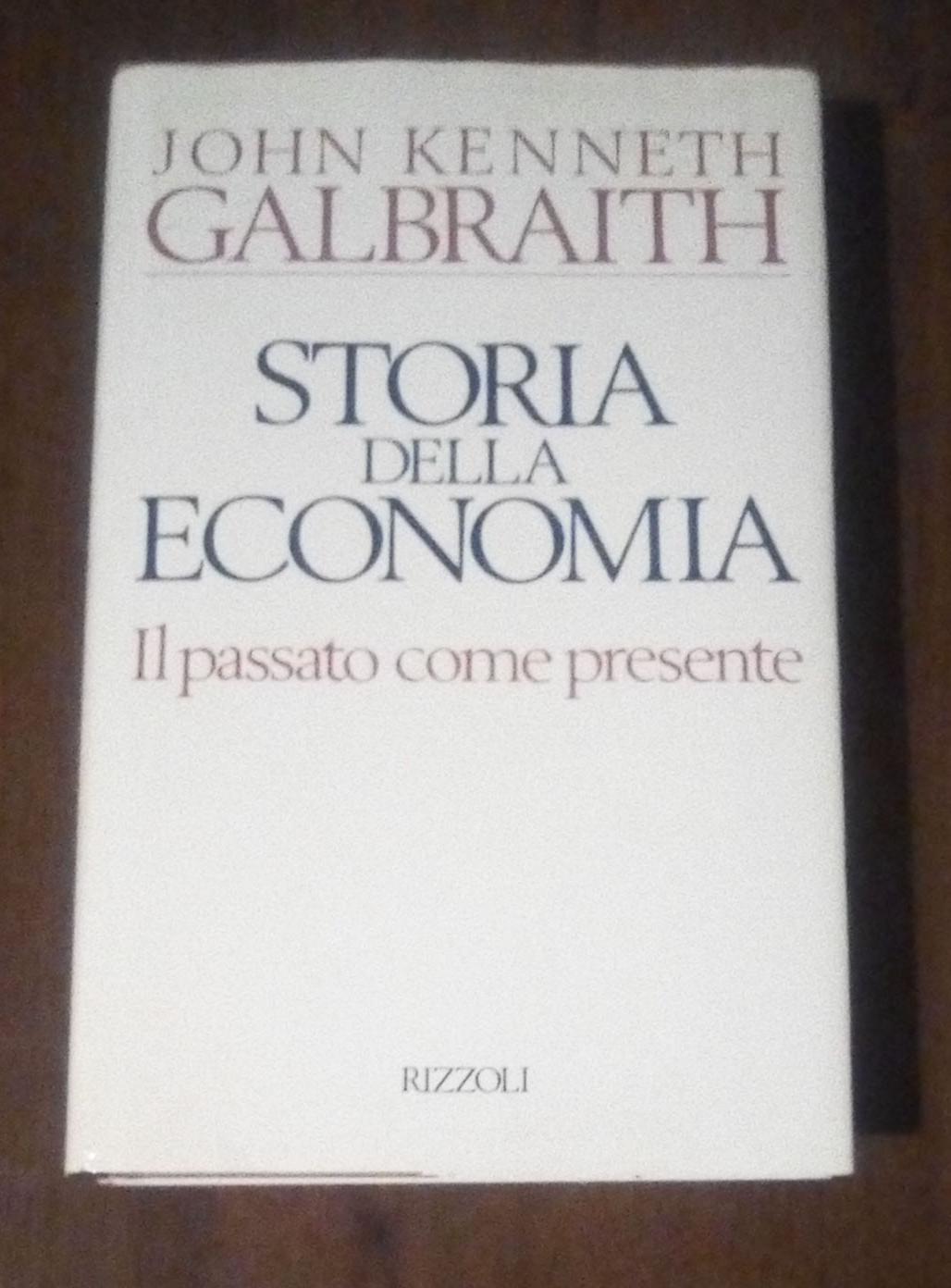 Storia della economia - copertina