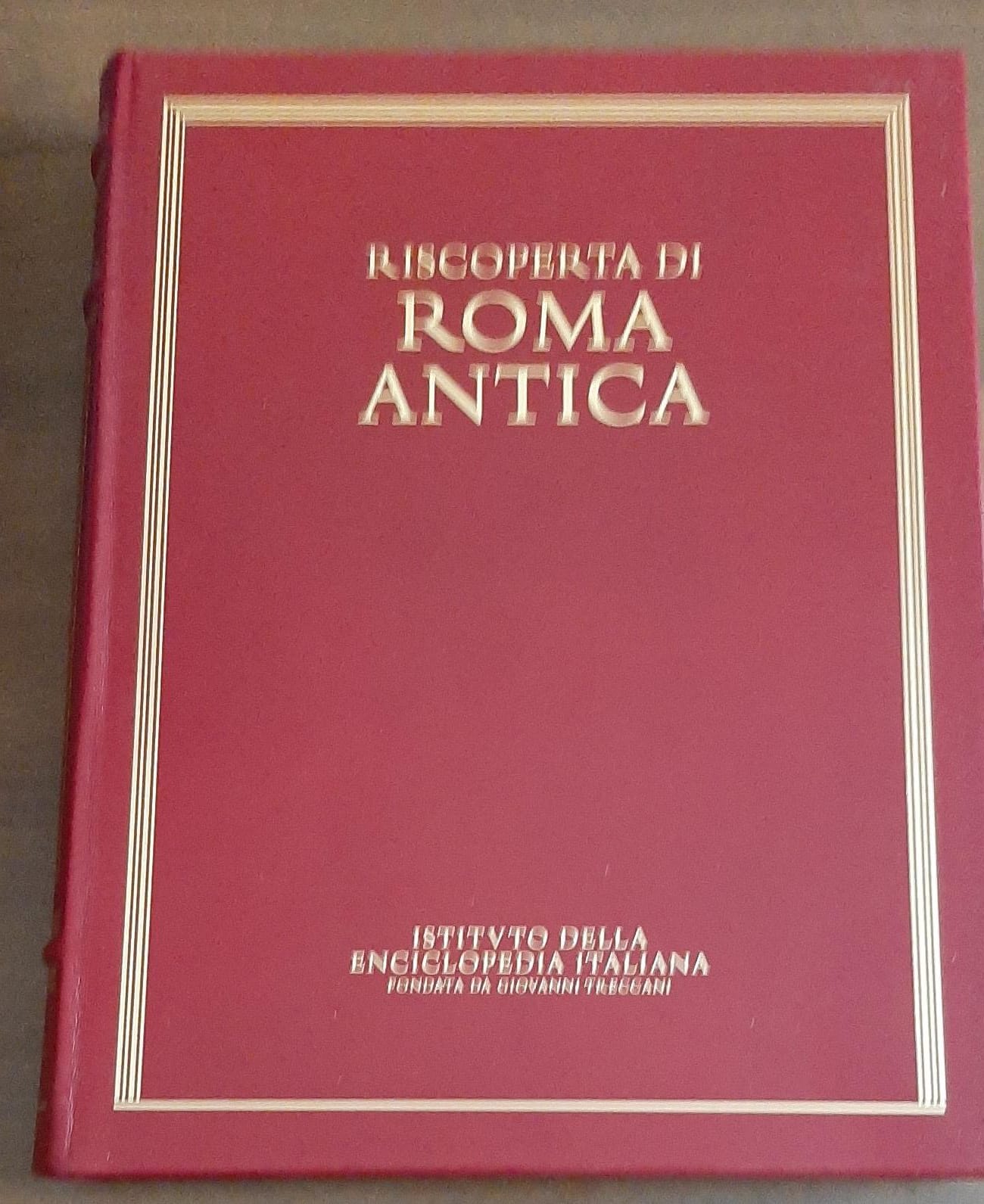 Riscoperta di Roma Antica - copertina