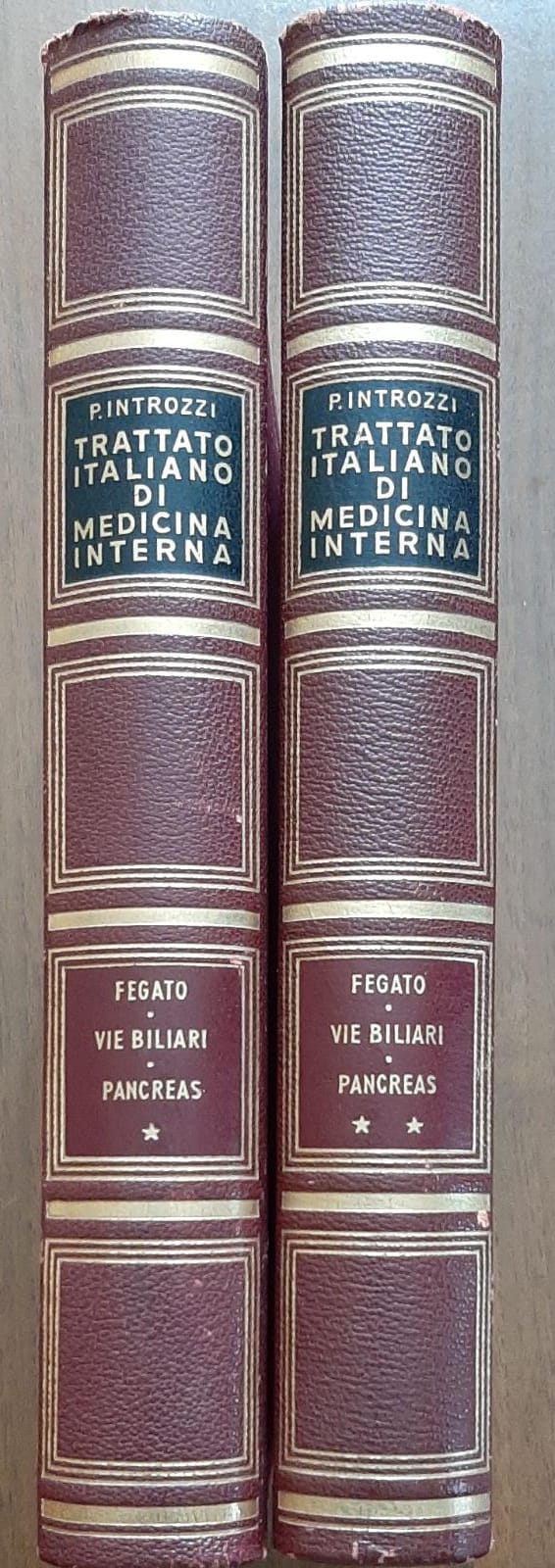Trattato italiano di medicina interna. Malattie del fegato,delle vie biliari e del pancreas. 2 volumi - copertina