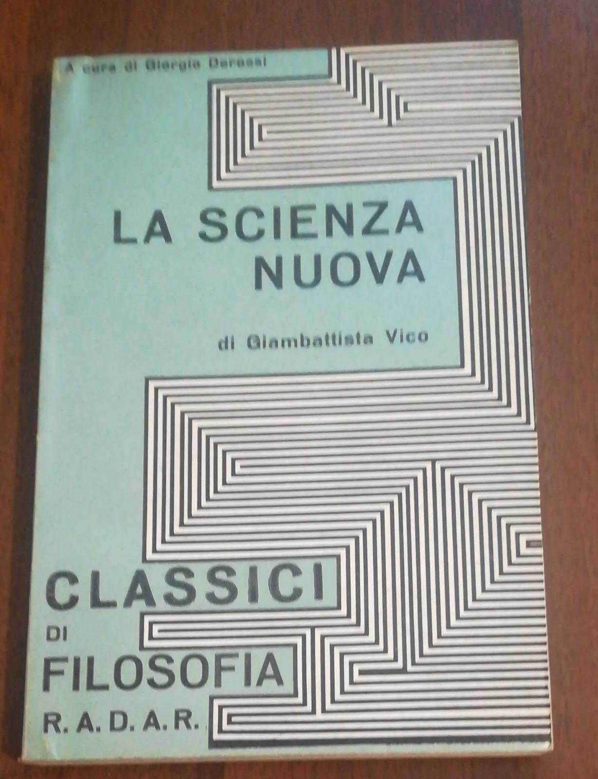 LA SCIENZA NUOVA - copertina