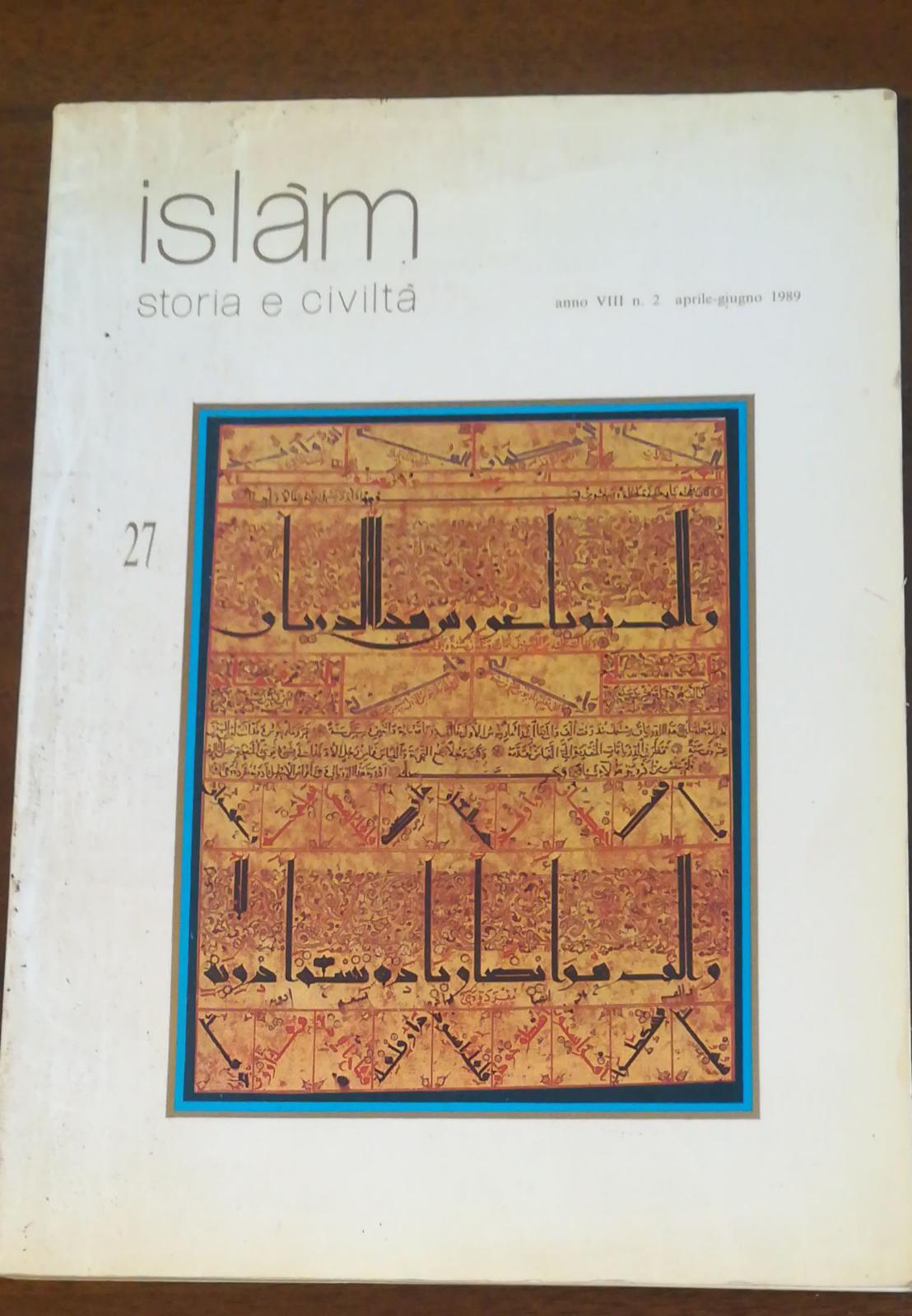 ISLAM STORIA E CIVILTA N. 2 - copertina