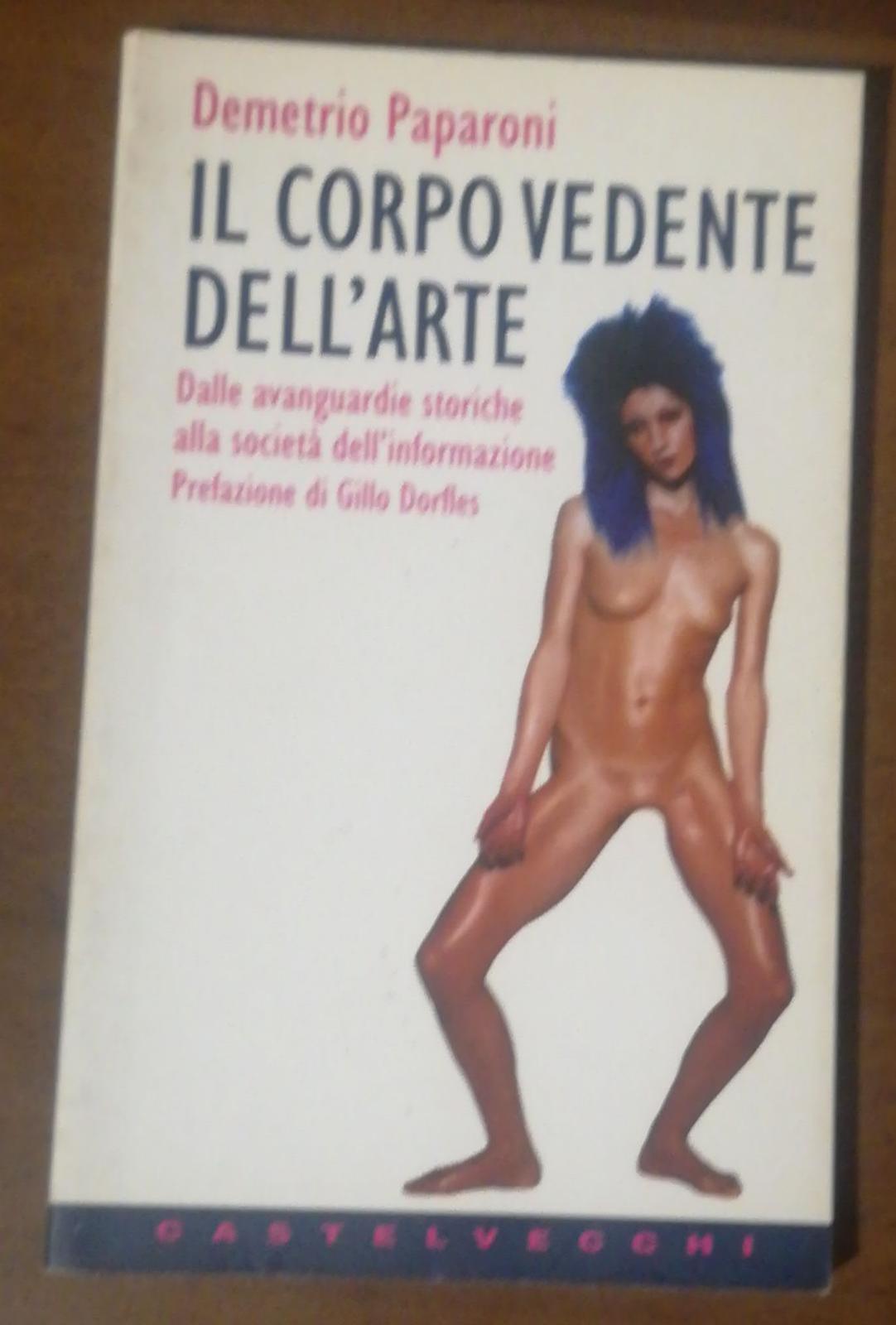Il corpo vedente dell'arte - copertina