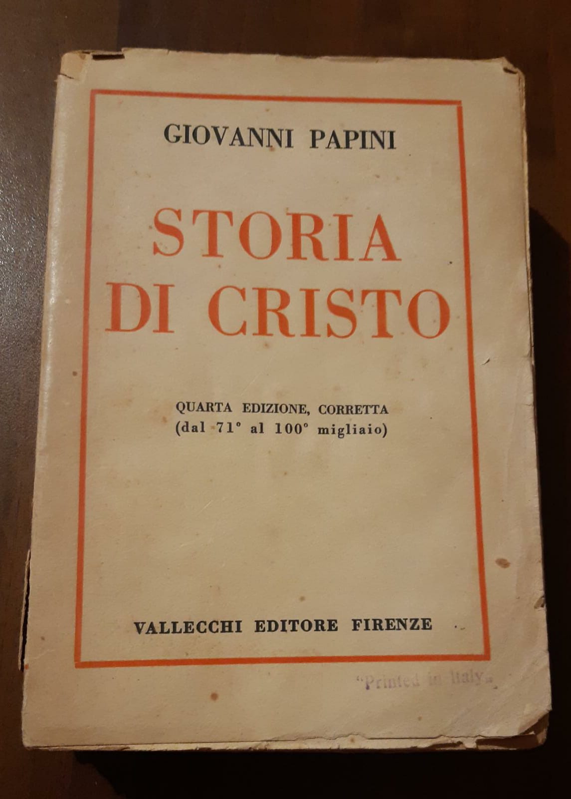 Storia di Cristo - copertina