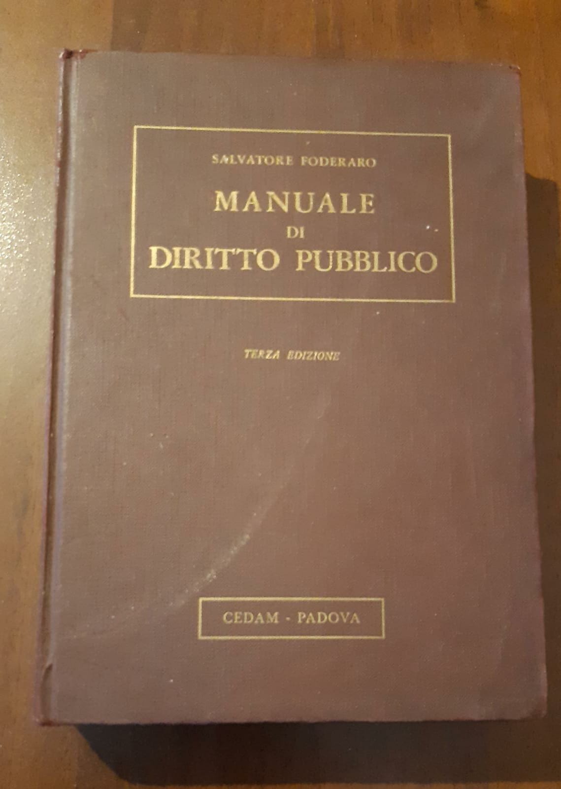Manuale di diritto pubblico - copertina