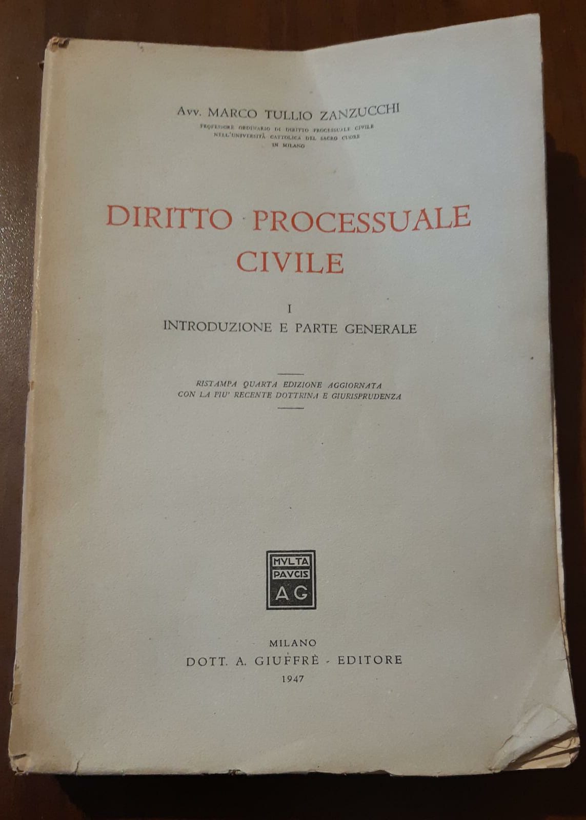 Diritto processuale civile introduzione e parte generale Volumi I-II-III-IV - copertina