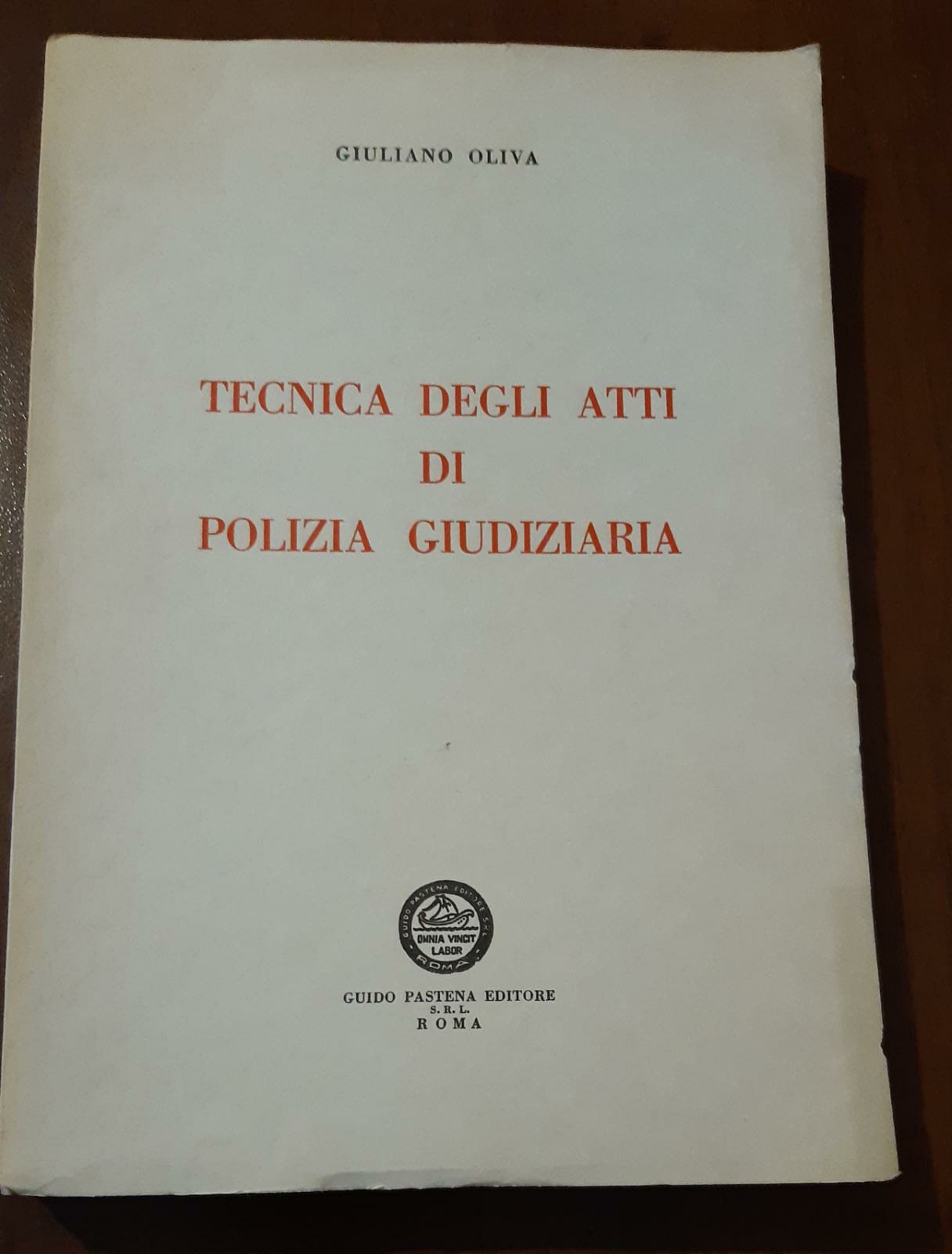 Tecnica degli atti di politica Giudiziaria - copertina