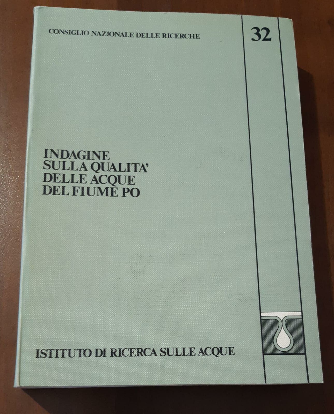Indagini sulla qualità delle acque del fiume Po - copertina