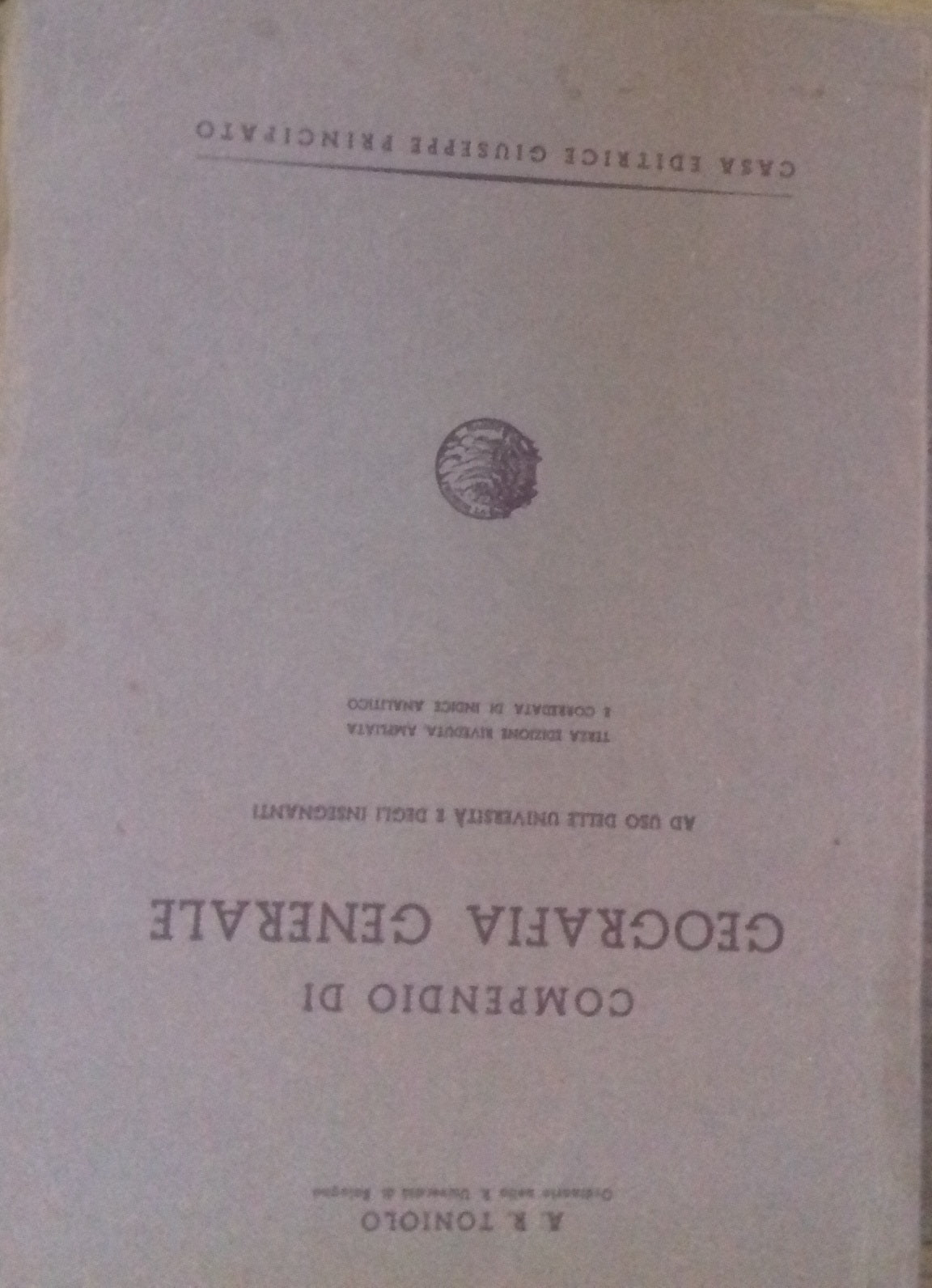Compendio di geografia generale, ad uso delle università e degli insegnanti - copertina