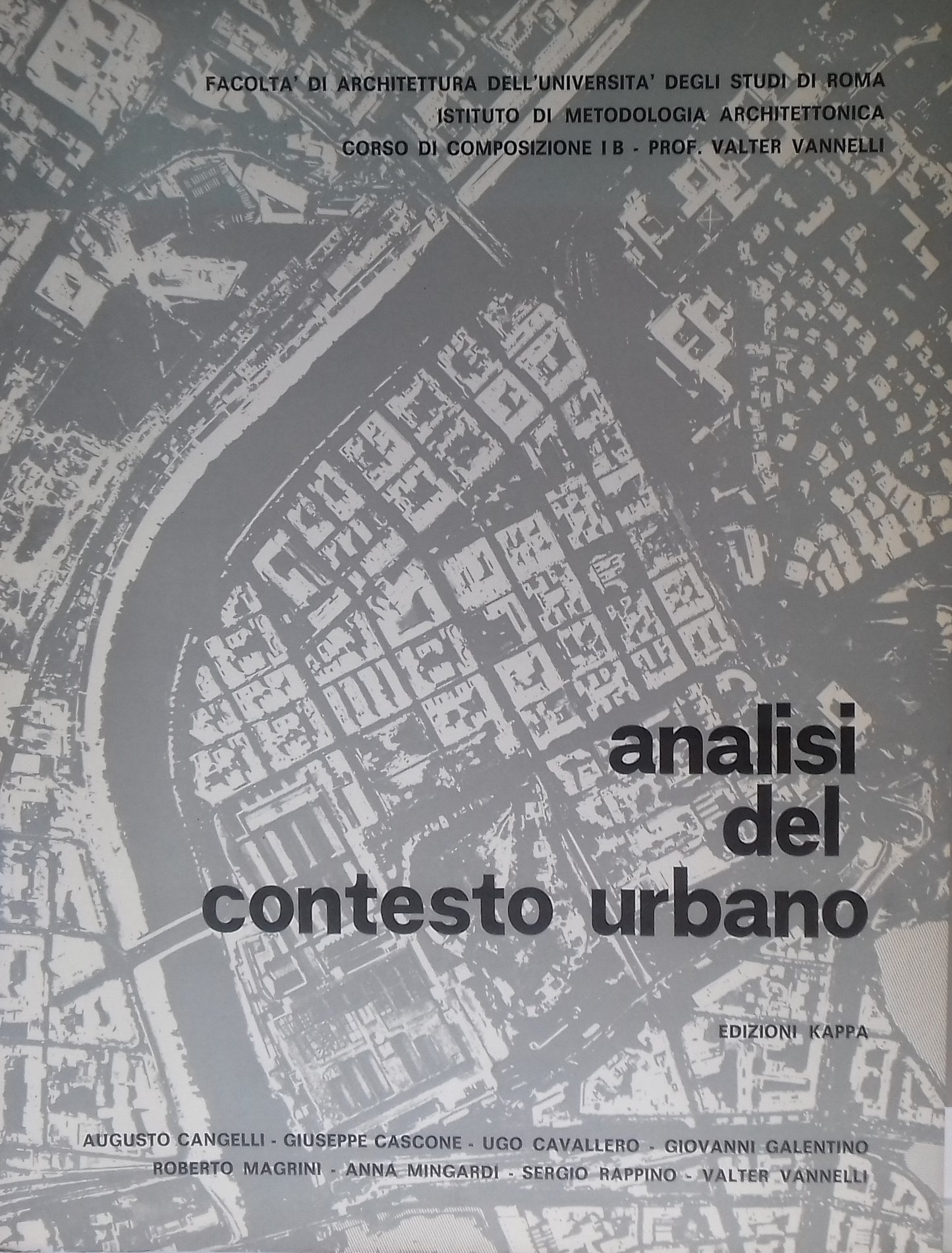 Analisi del contesto urbano - copertina