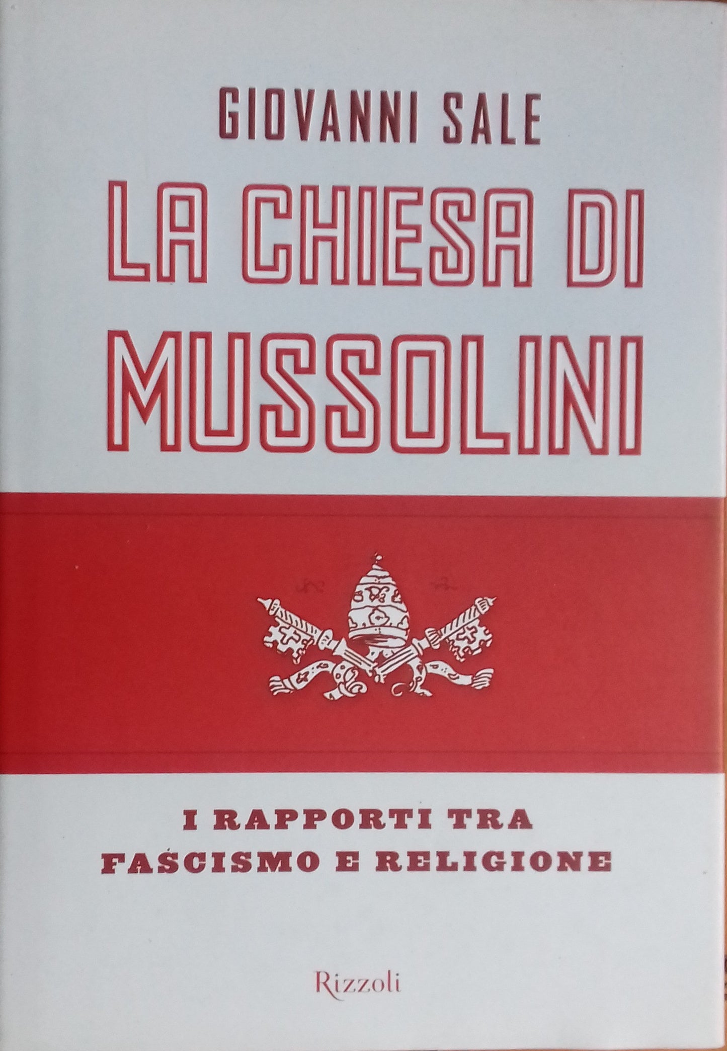 La chiesa di Mussolini - copertina