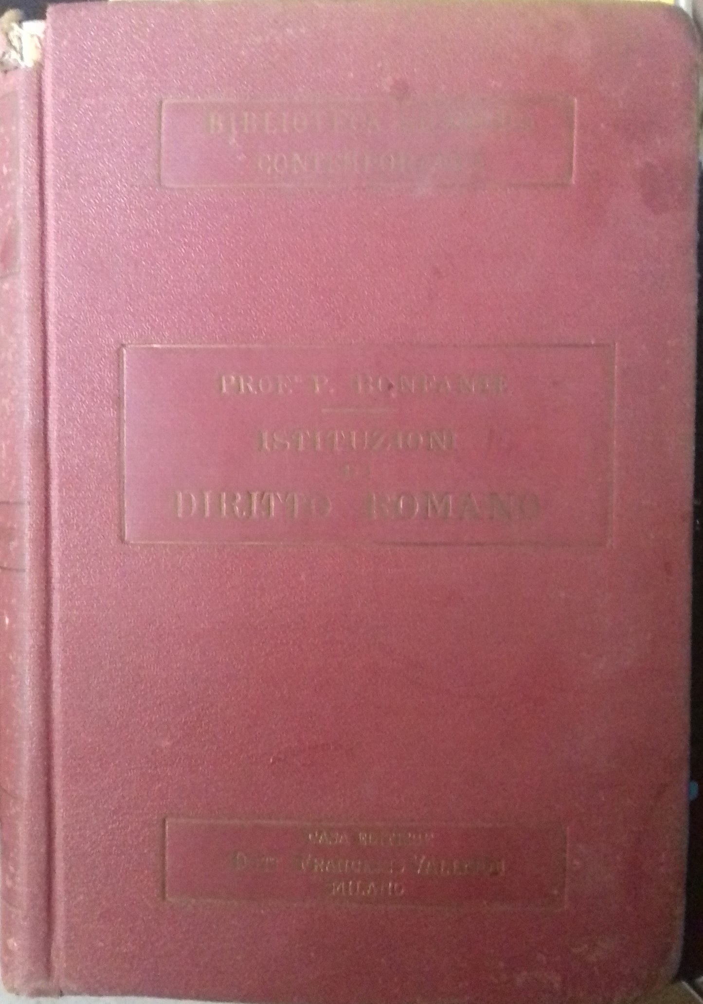 Istituzioni di Diritto Romano - copertina