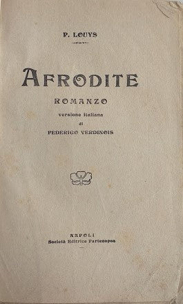 Afrodite - copertina