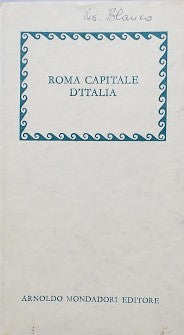 Roma capitale d'Italia - copertina