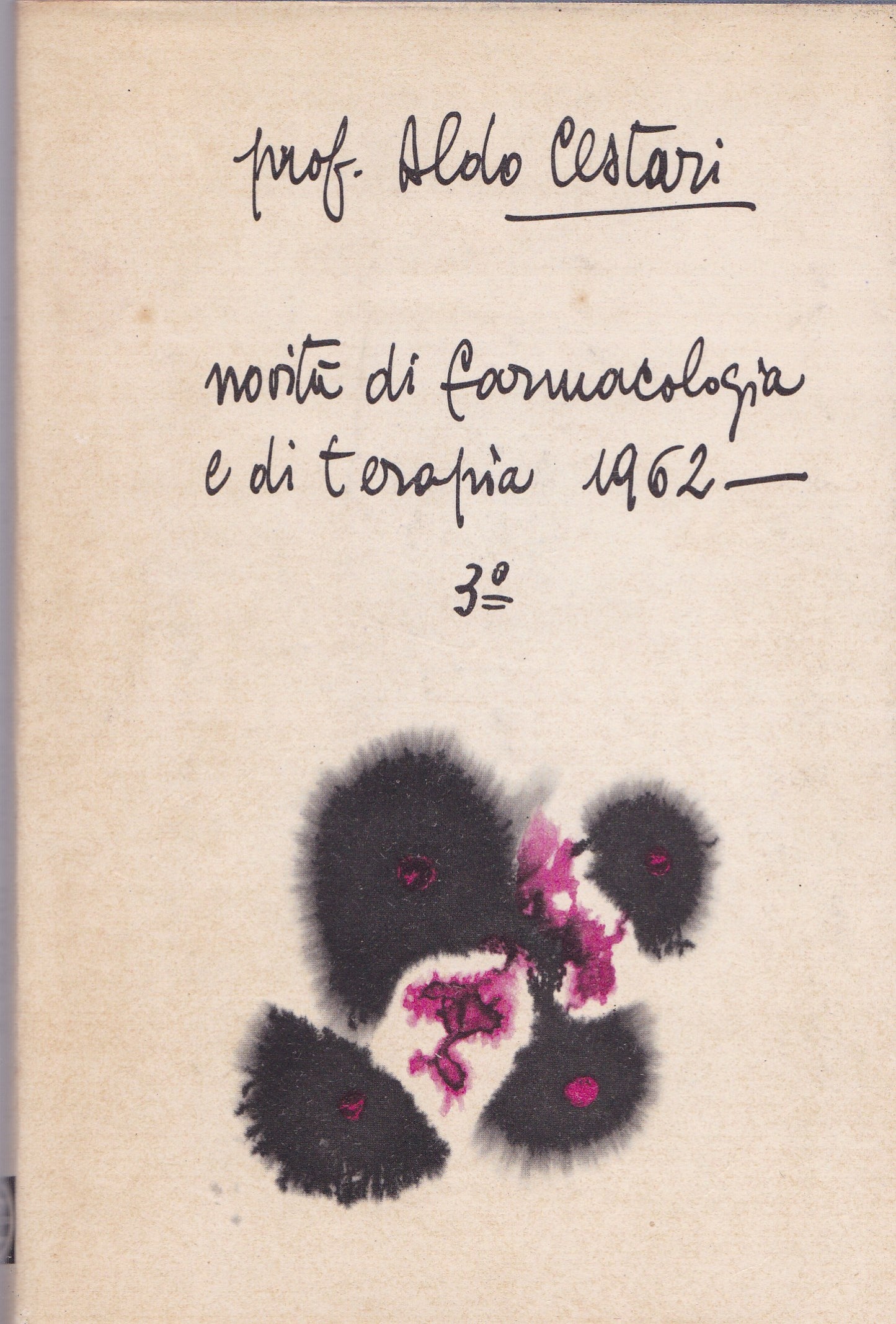 Novità di Farmacologia e di Terapia 1962. 3° - copertina