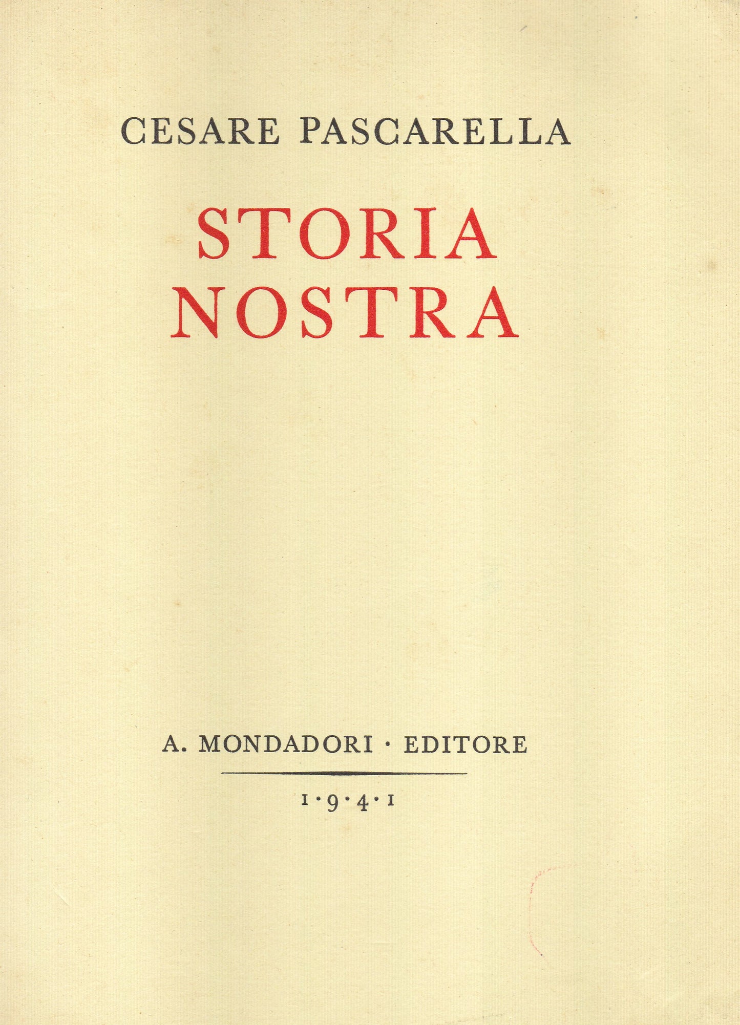 Storia nostra - copertina