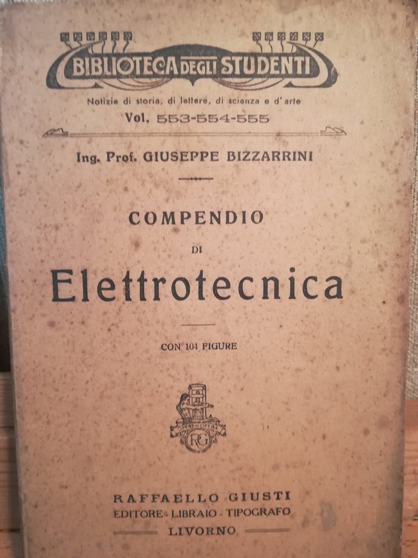 Compendio di elettrotecnica - copertina