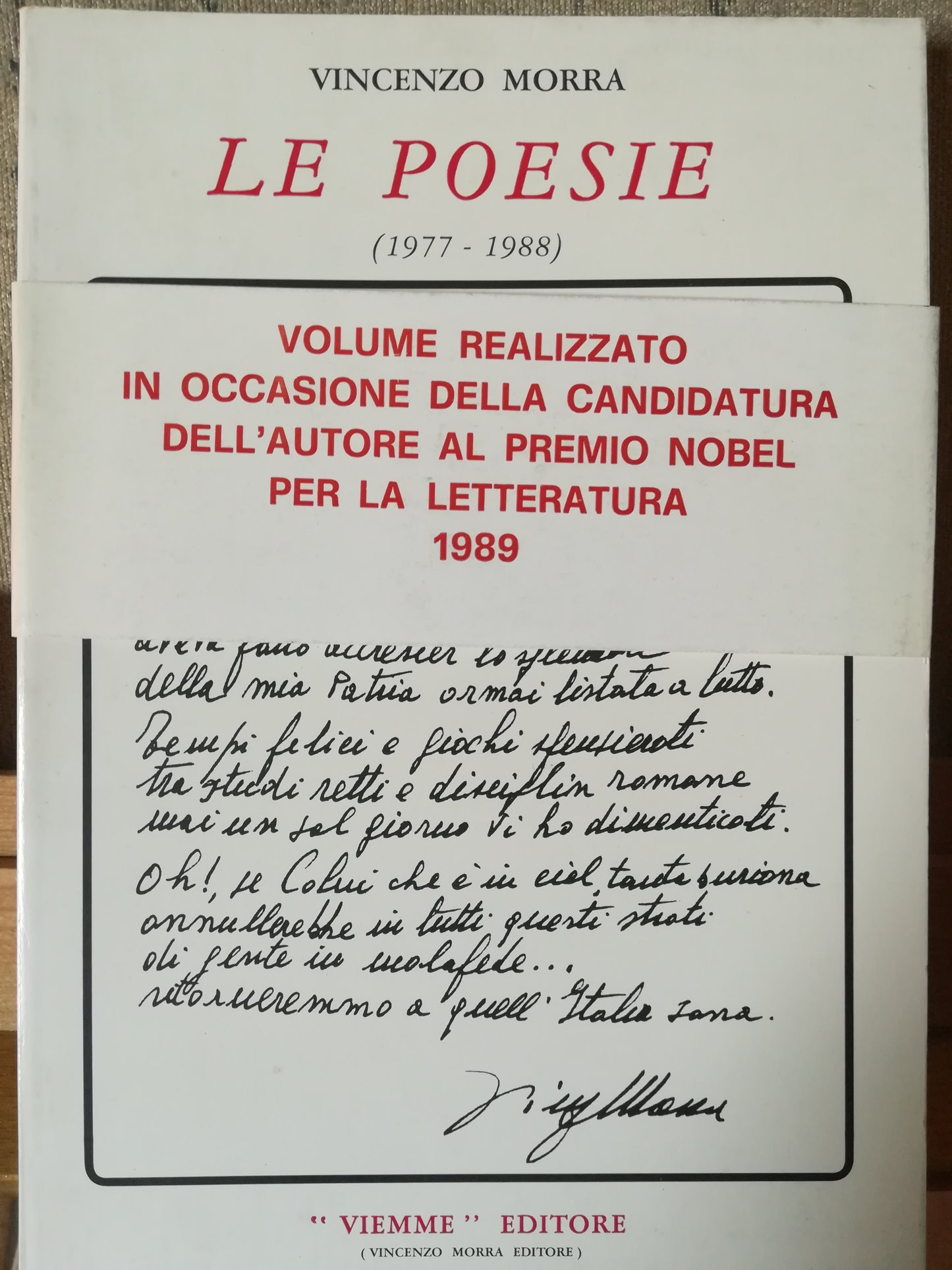 Le poesie (1977-1988). - copertina