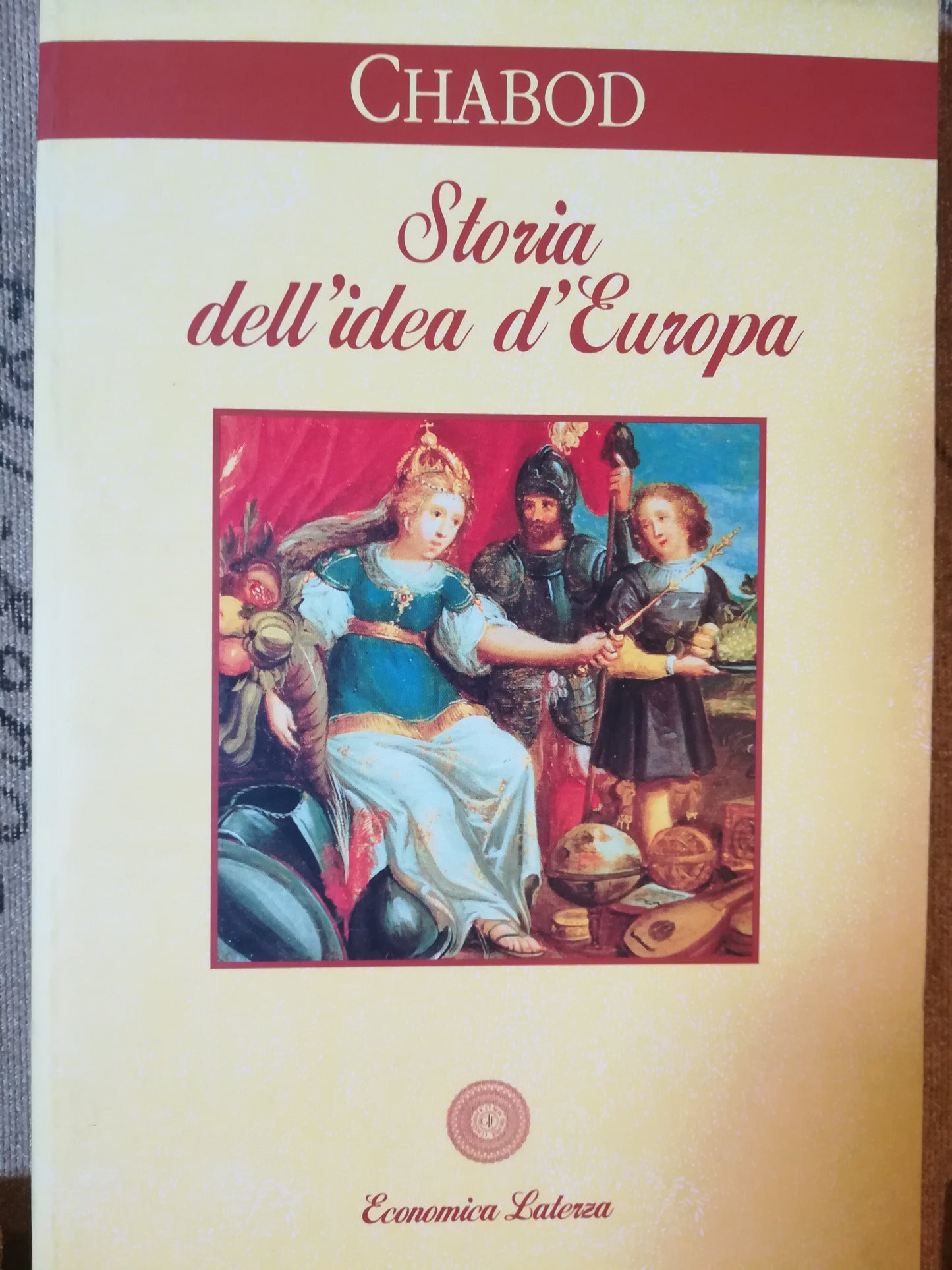 Storia dell'idea d'Europa - copertina