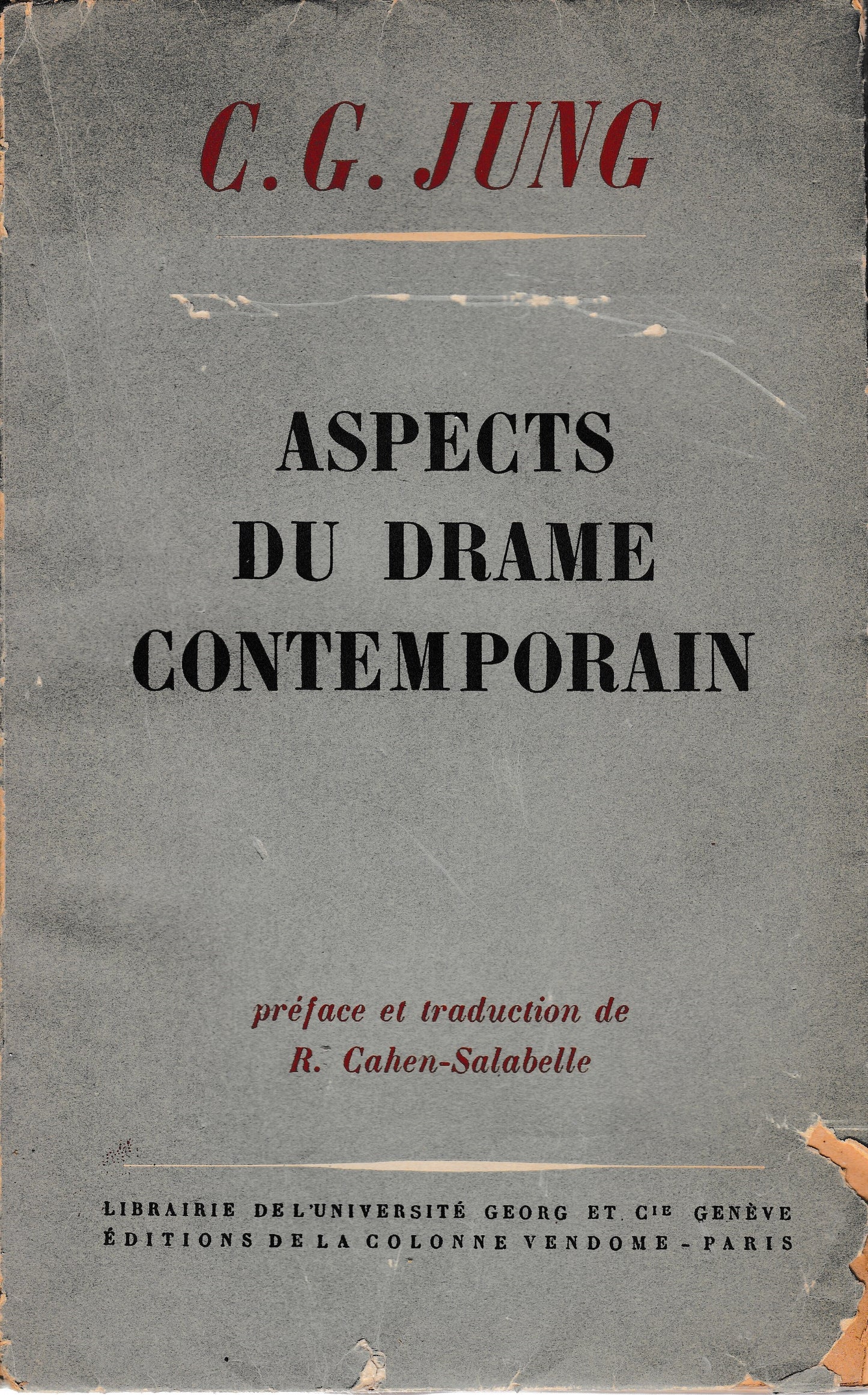 Aspects du drame contemporain - copertina