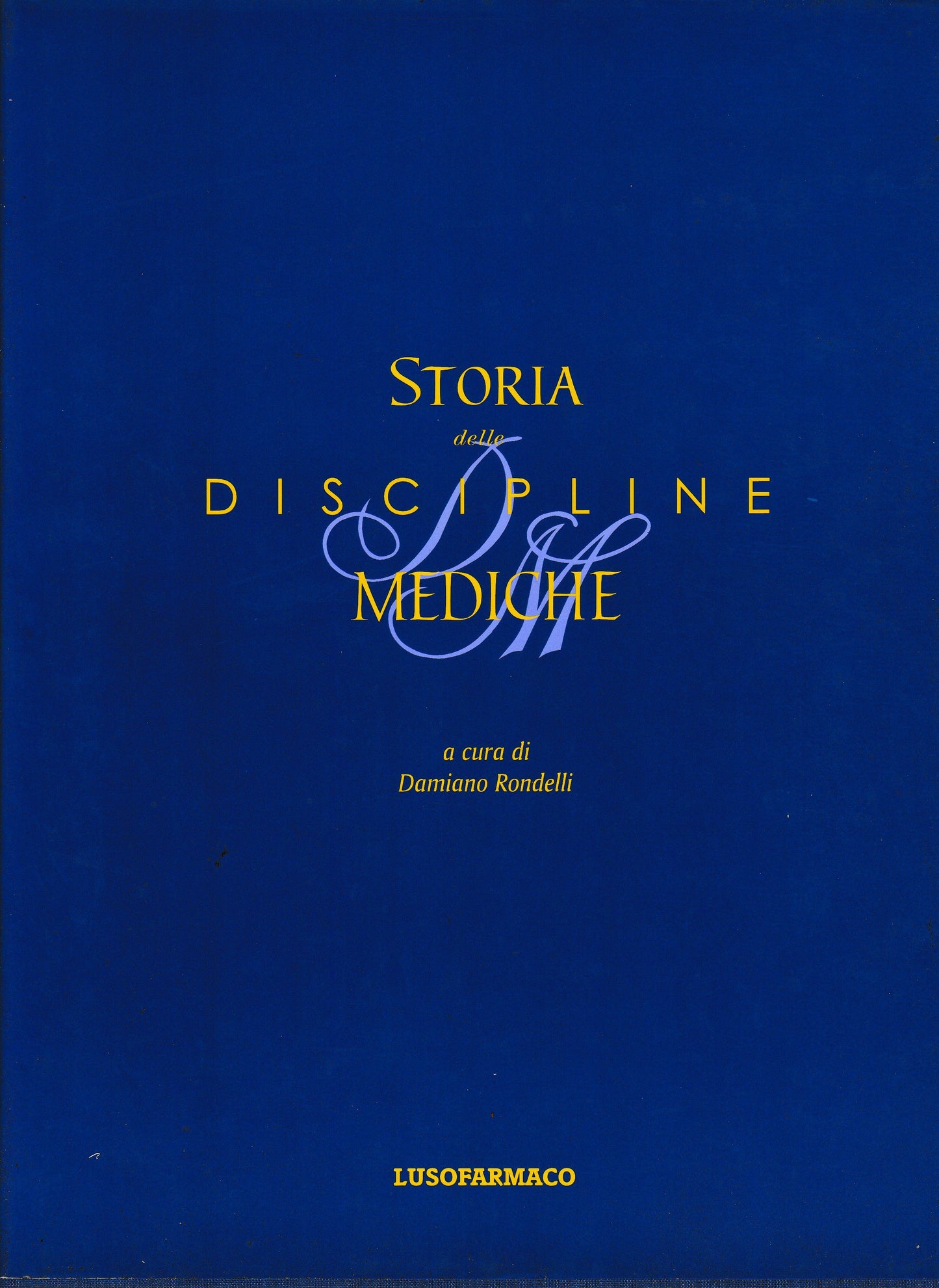 Storia delle discipline mediche - copertina
