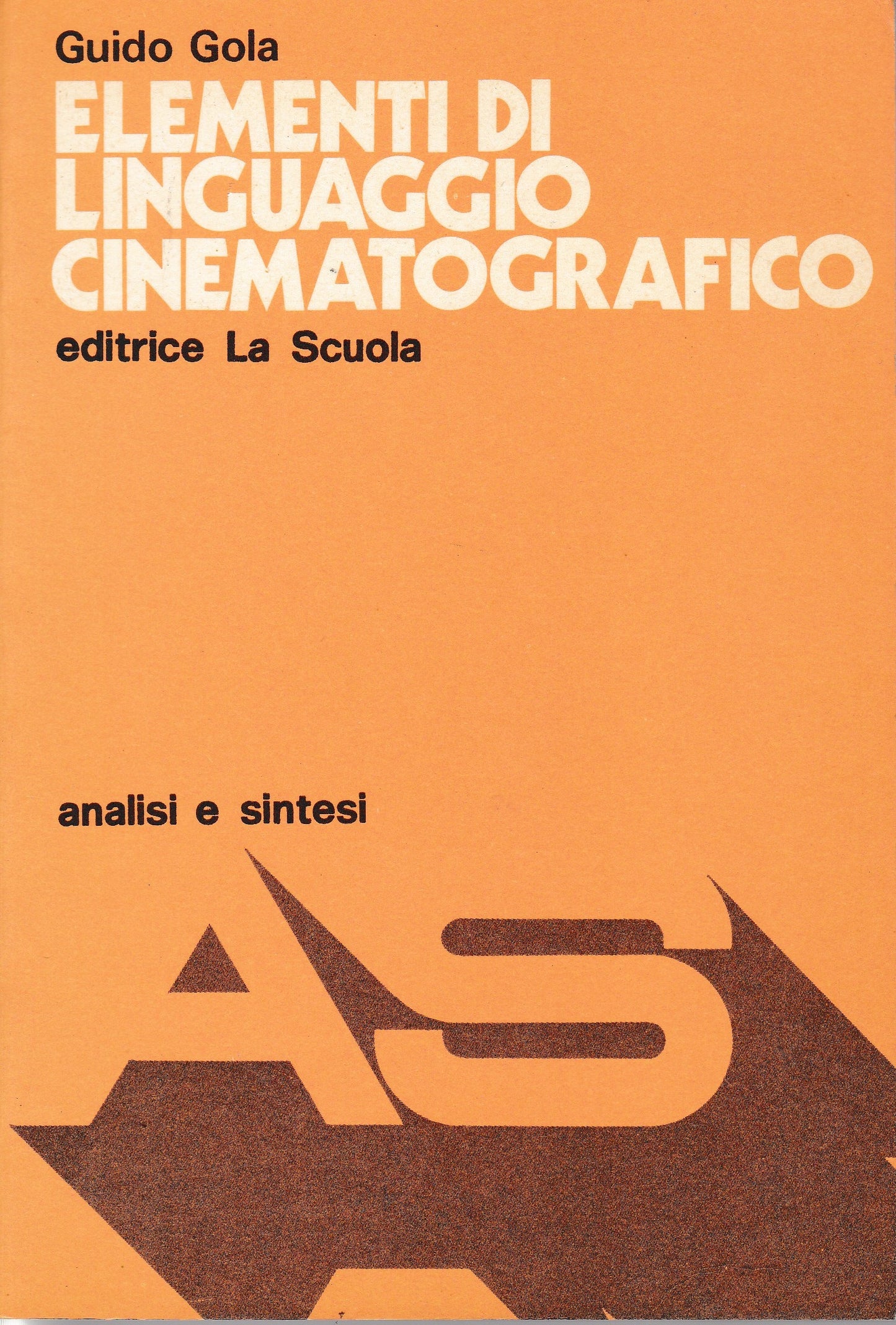 Elementi di linguaggio cinematografico - copertina