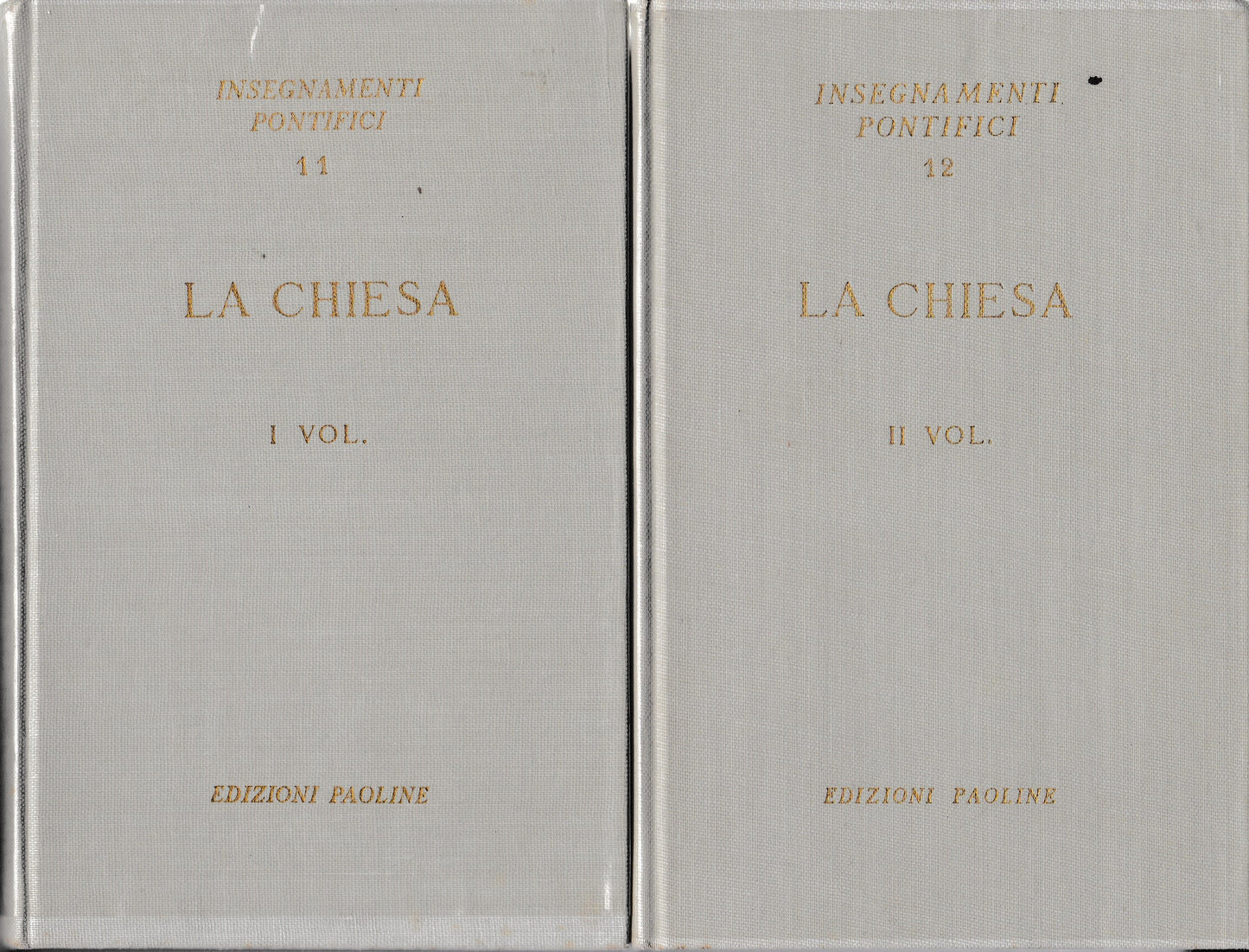 La chiesa. Volumi I-II. - copertina