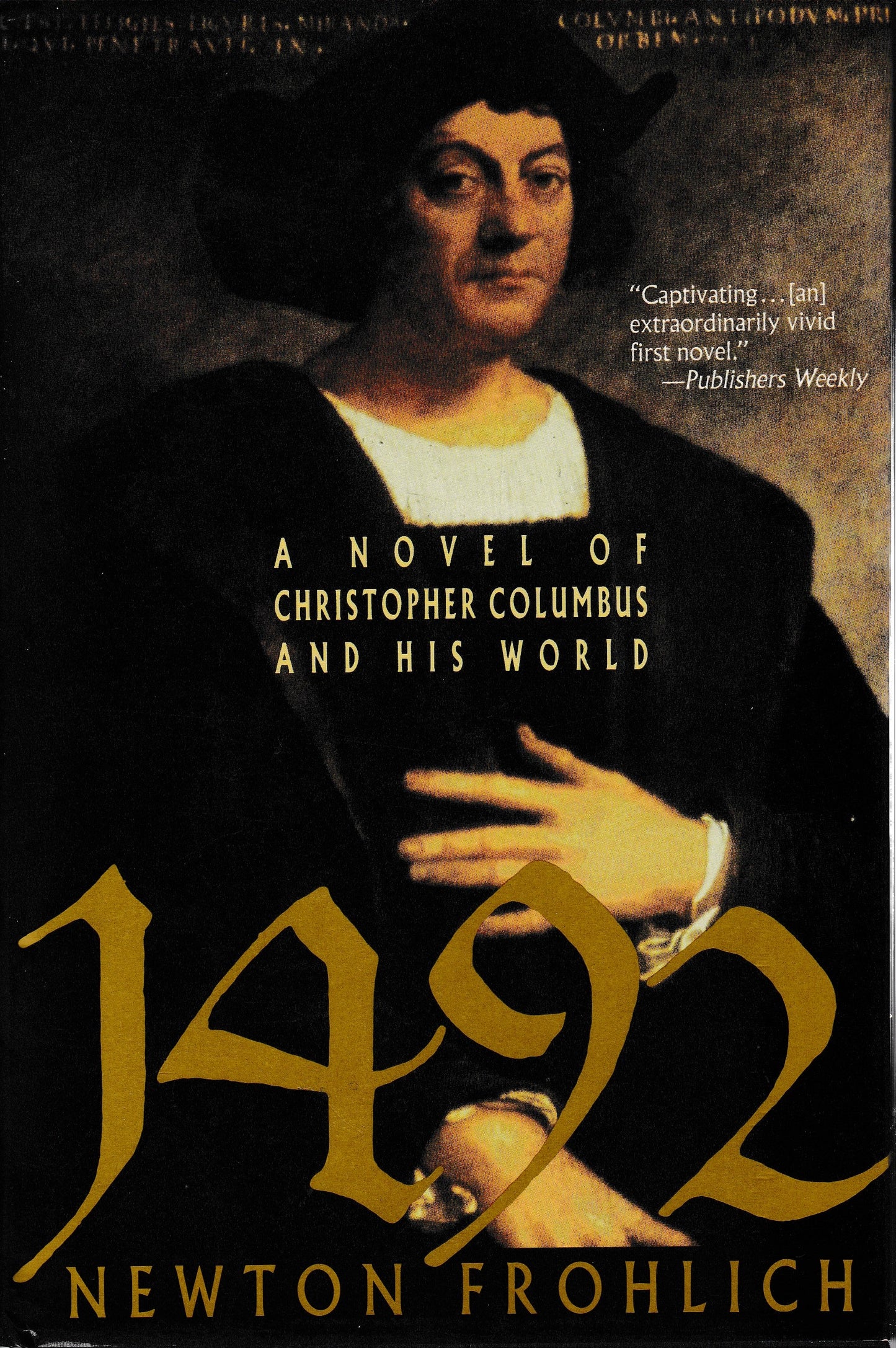 1492. A novel of Christopher Columbus and his world - copertina