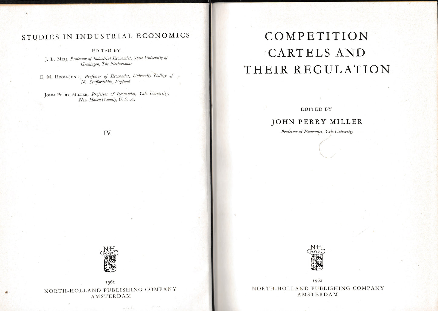 Competition cartels and their regulation - copertina