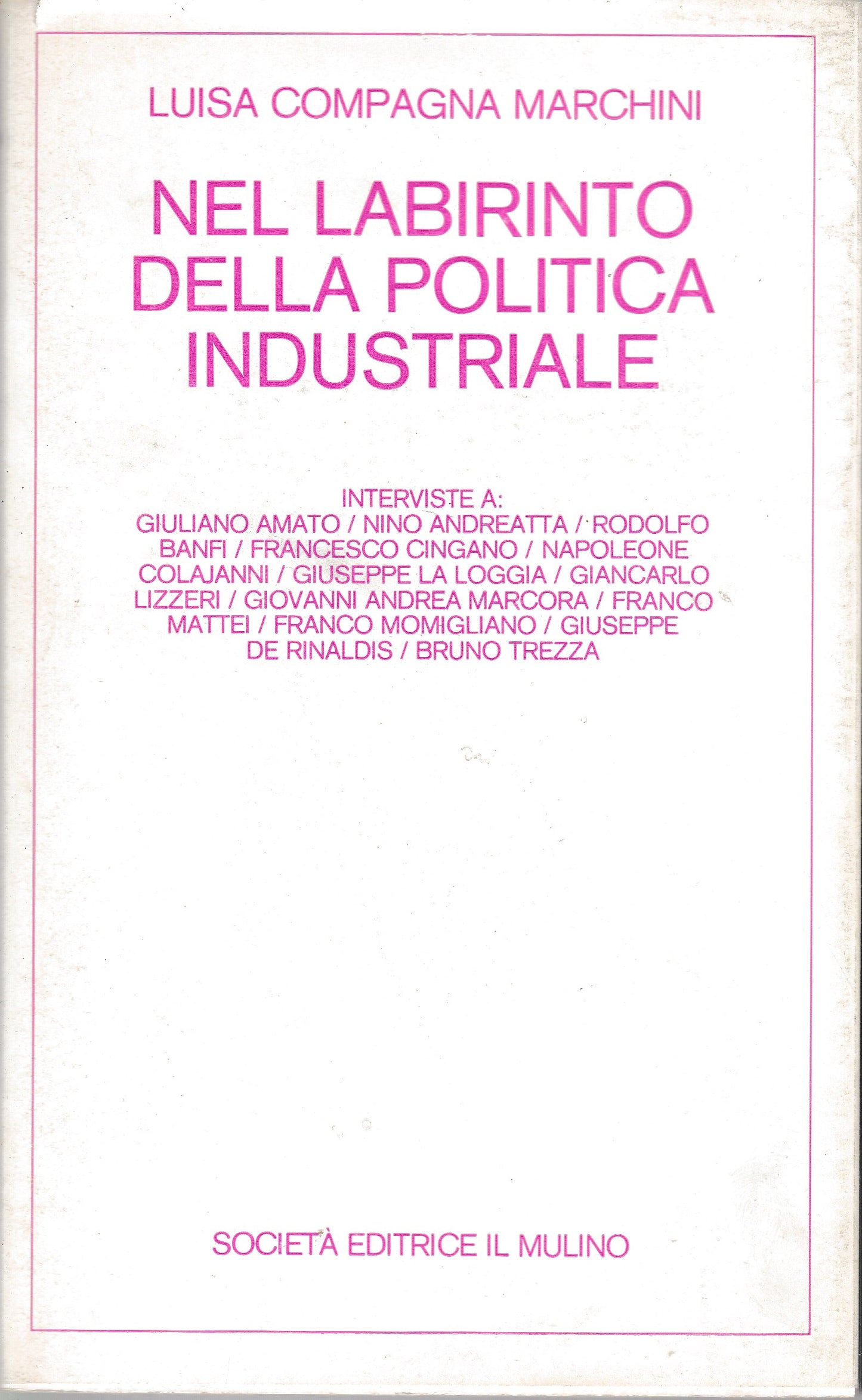 Nel labirinto della politica industriale - copertina