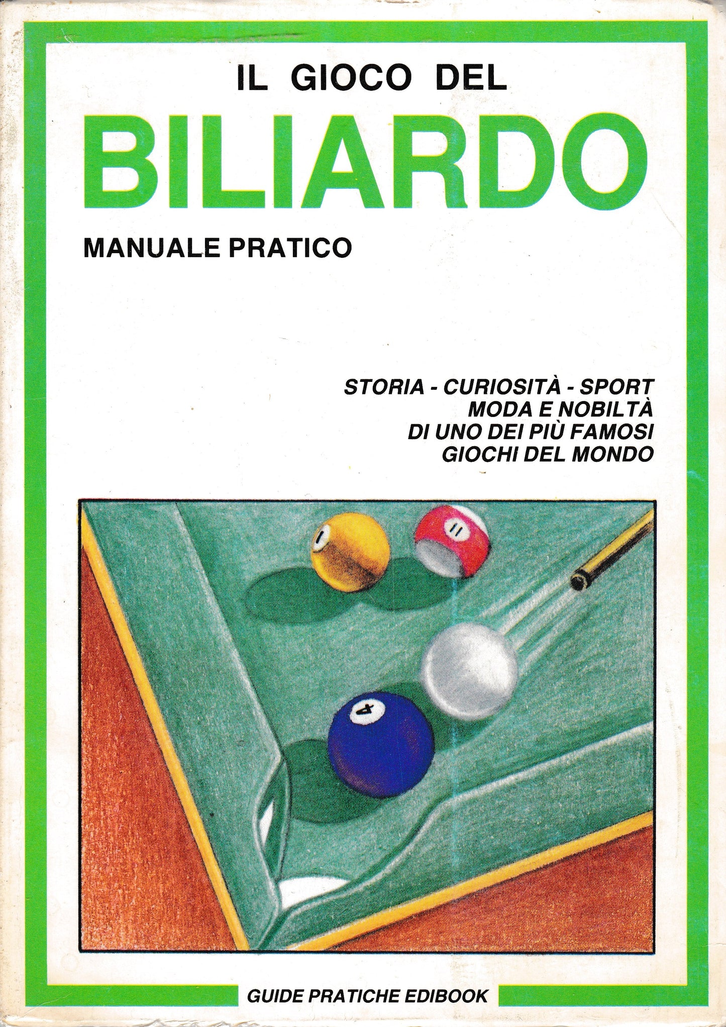 Il gioco del Biliardo. Manuale pratico. Storia - curiosità - sport - moda e nobiltà di uno dei più famosi giochi del mondo - copertina