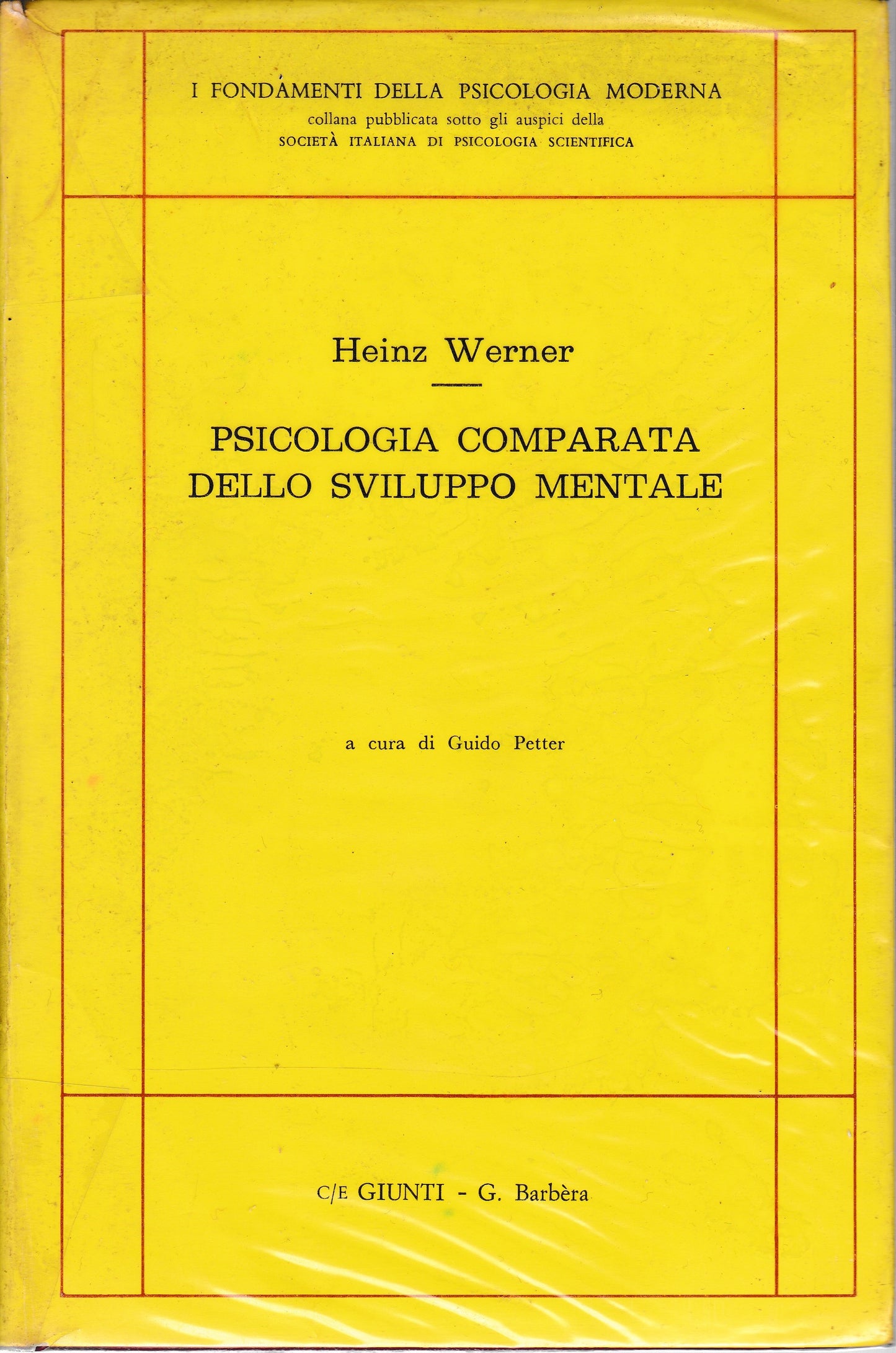 Psicologia comparata dello sviluppo mentale - copertina