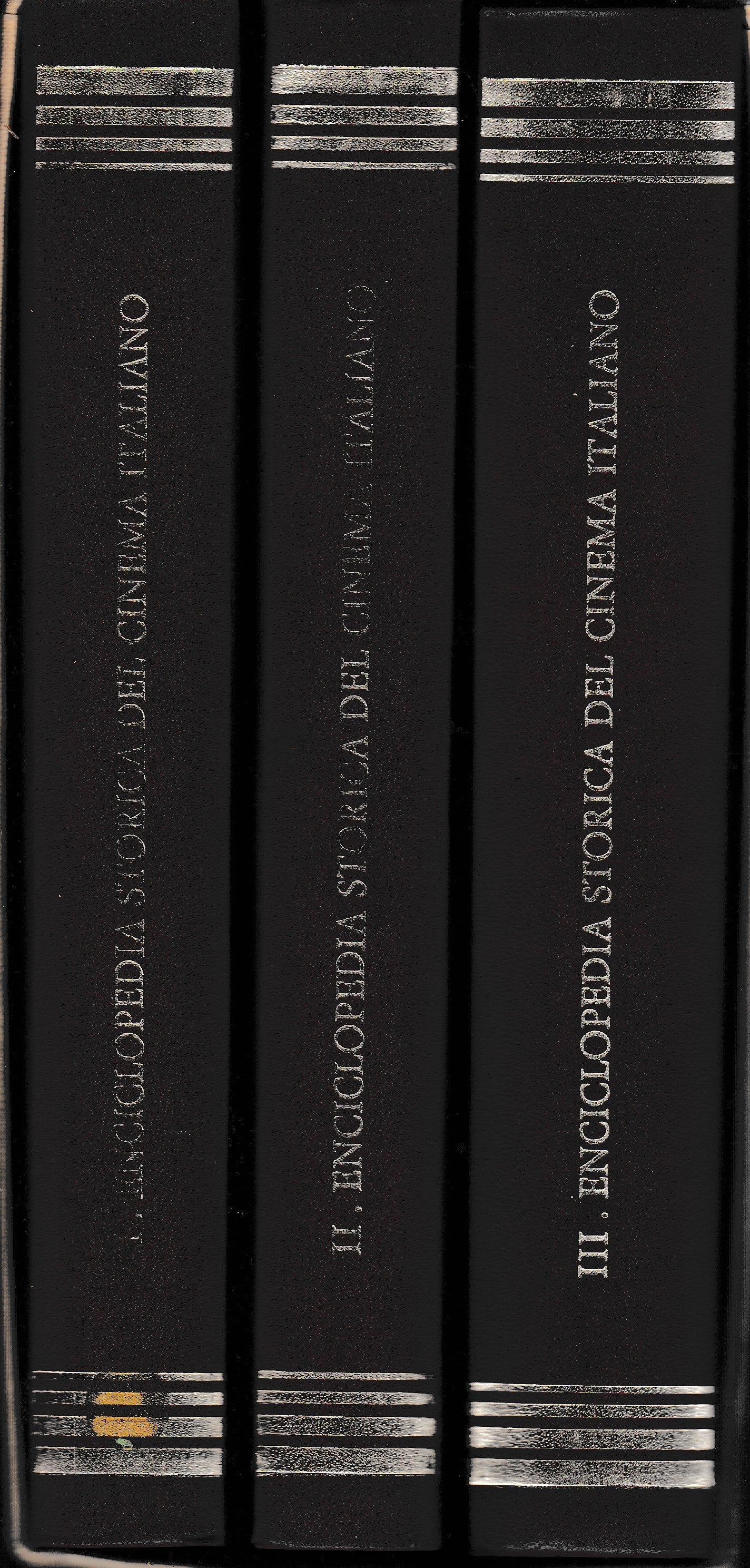 Enciclopedia storica del cinema italiano 1930-1945 3 volumi - copertina