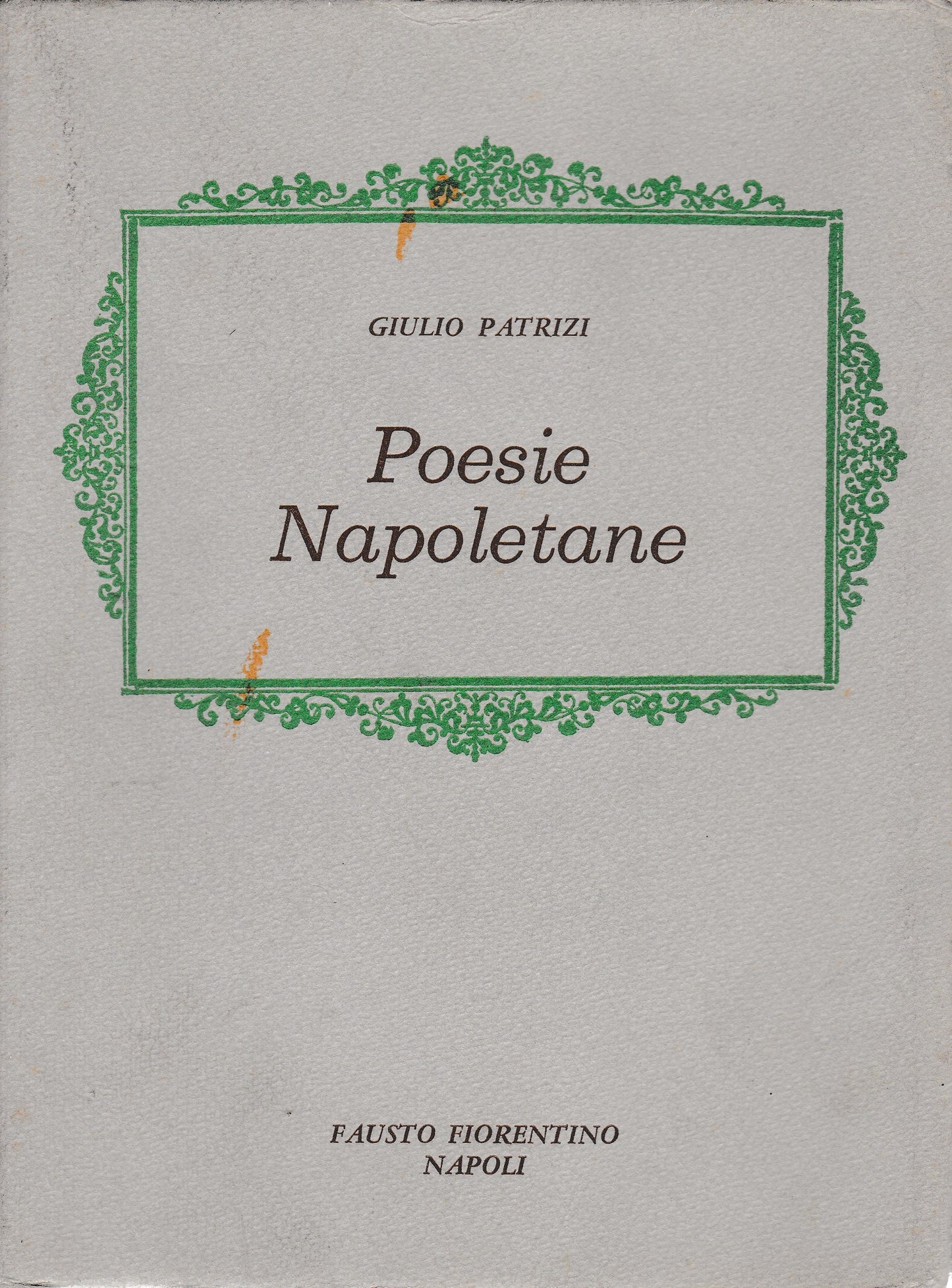 Poesie Napoletane - copertina