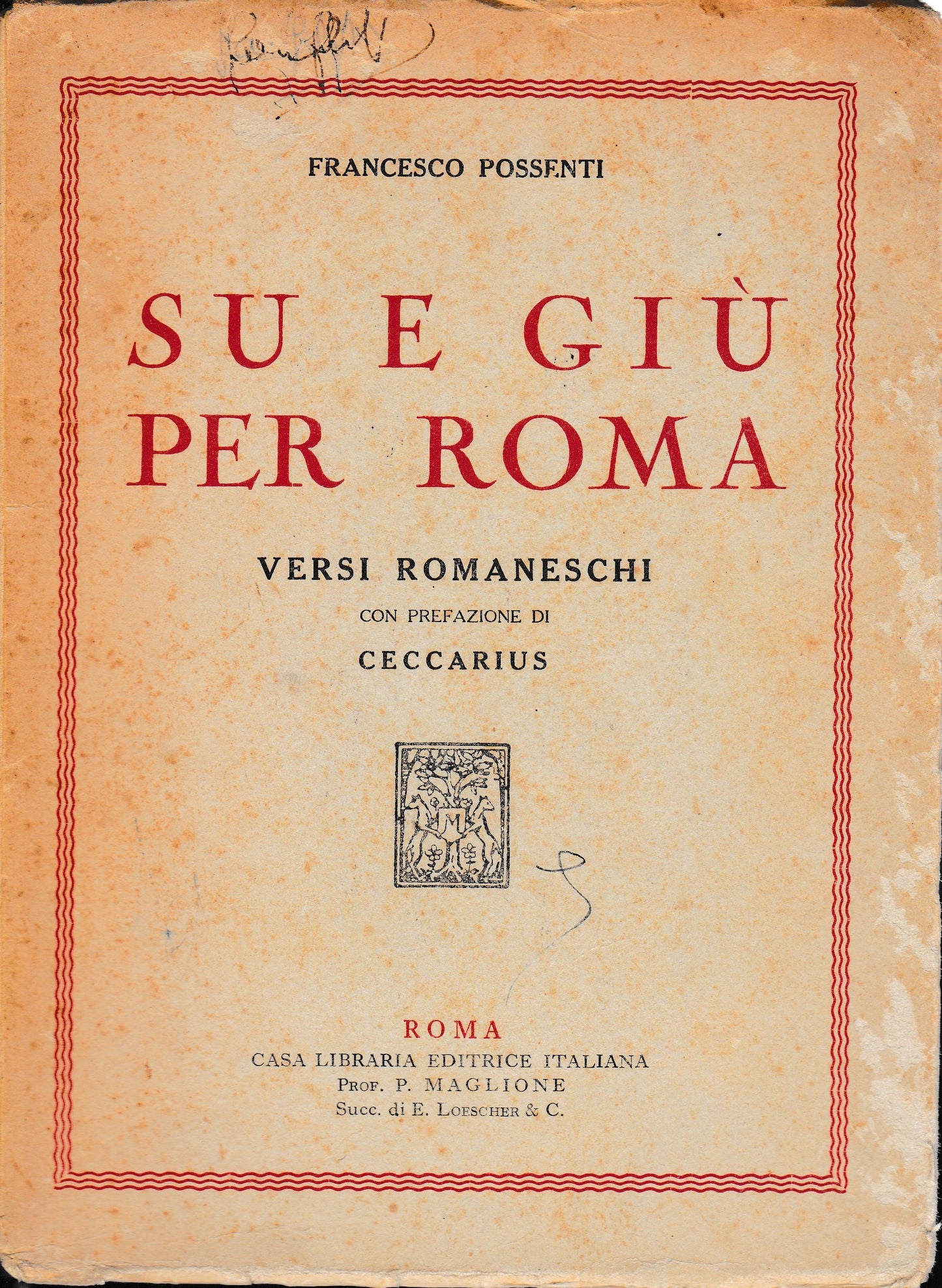 Su e giù per Roma - copertina
