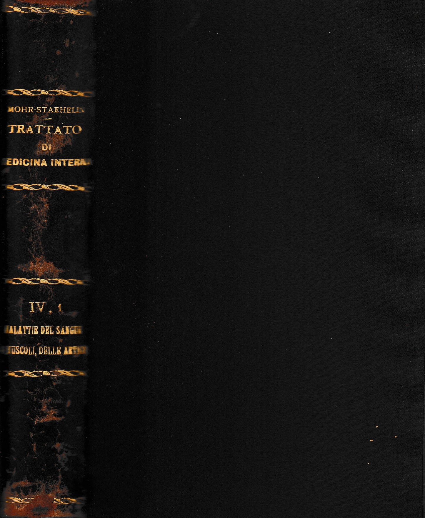 Trattato di Medicina Interna vol. IV parte prima. Malattie del sangue,dei muscoli e delle articolazioni - copertina
