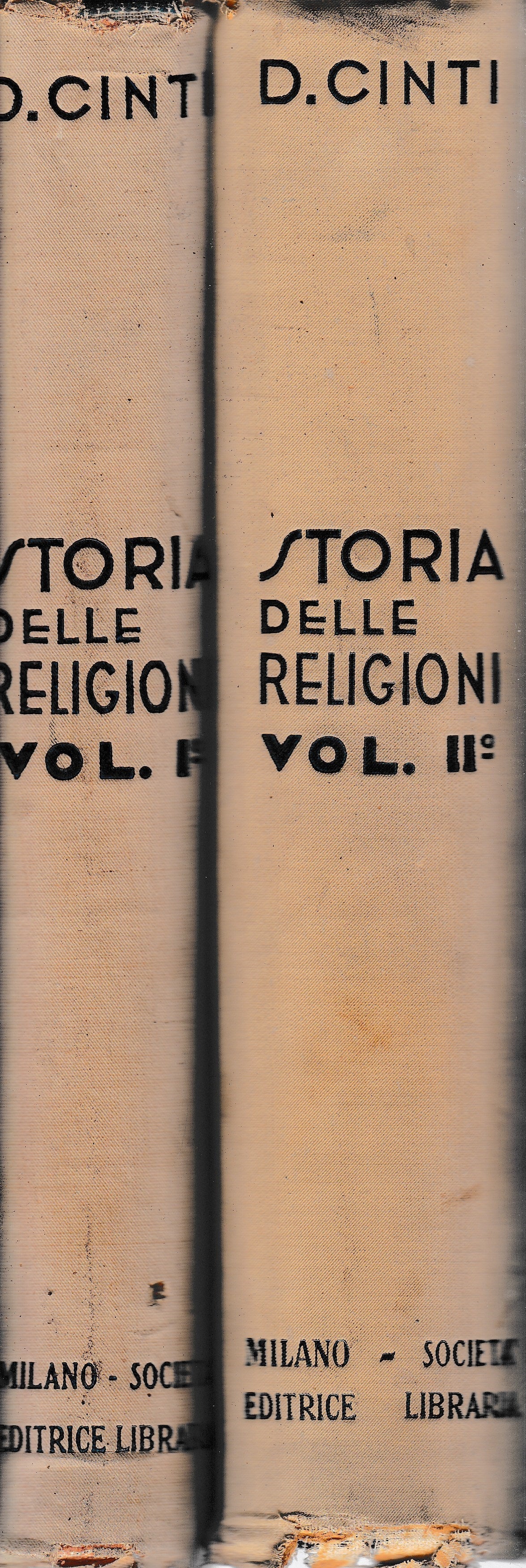 Storia delle religioni 2 volumi - copertina