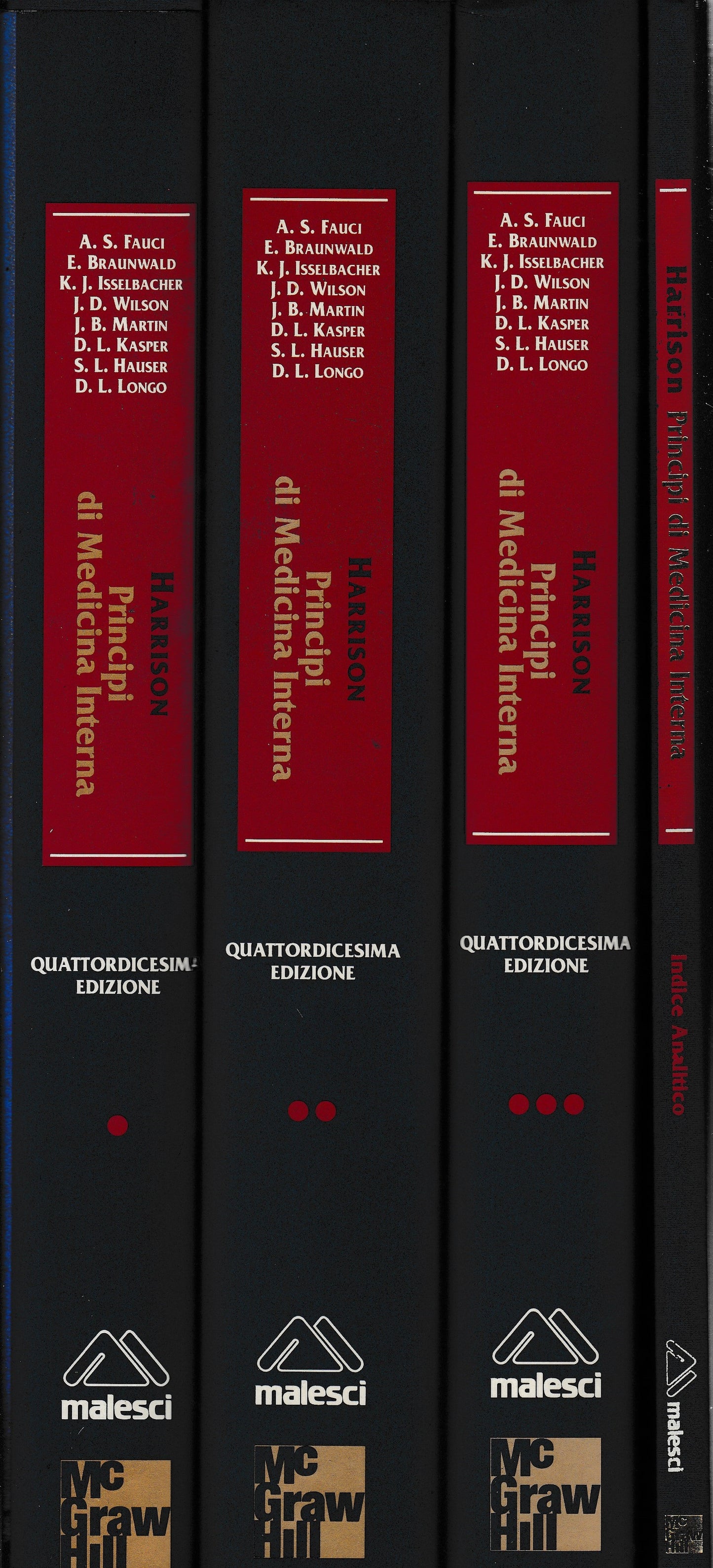 Harrison. Principi di Medicina interna 3 volumi + indice analitico - copertina