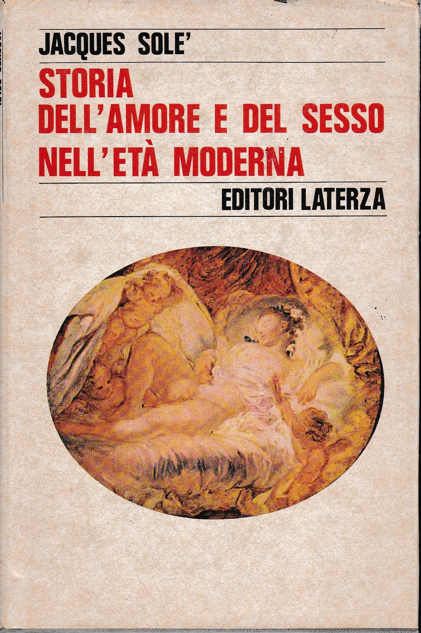 Storia dell'amore e del sesso nell'età moderna - copertina