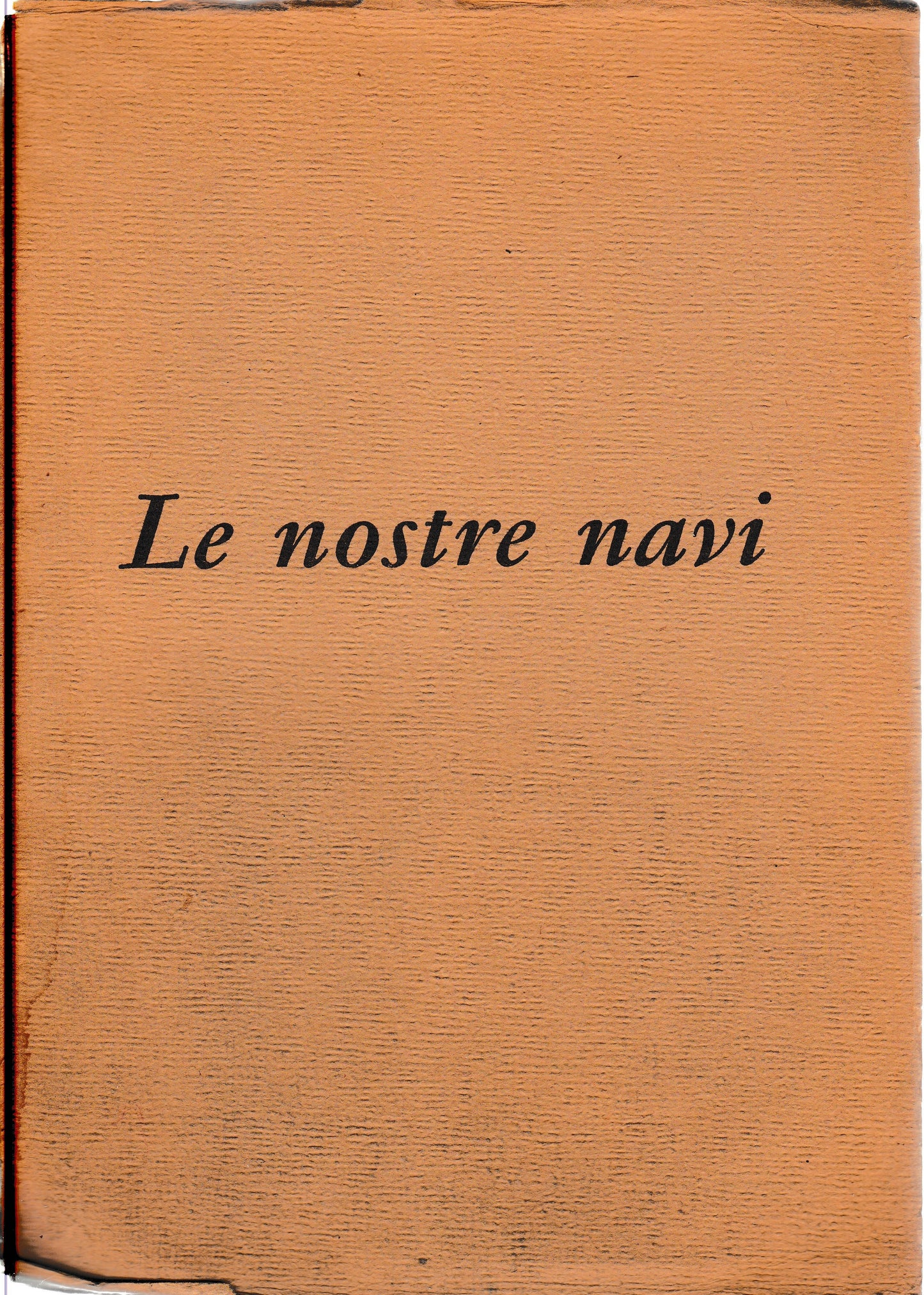 Le nostre navi - copertina