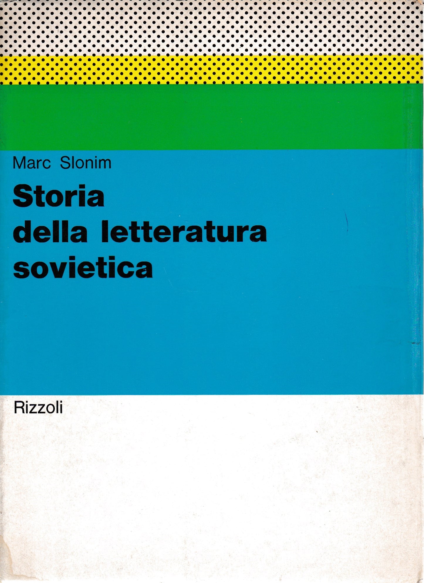 Storia della letteratura sovietica - copertina