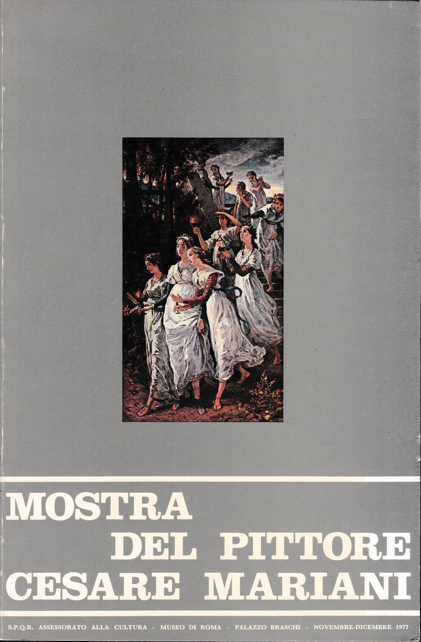 Mostra delle opere del pittore Cesare Mariani (1826-1901) conservate al Museo di Roma - copertina