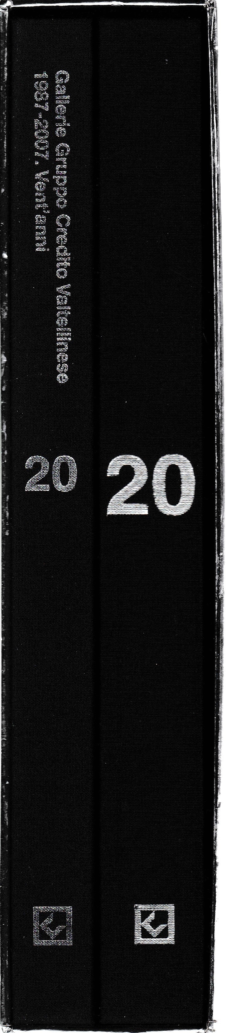 20/Gallerie Gruppo Credito Valtellinese 1987-2007 Vent'anni 2 volumi - copertina