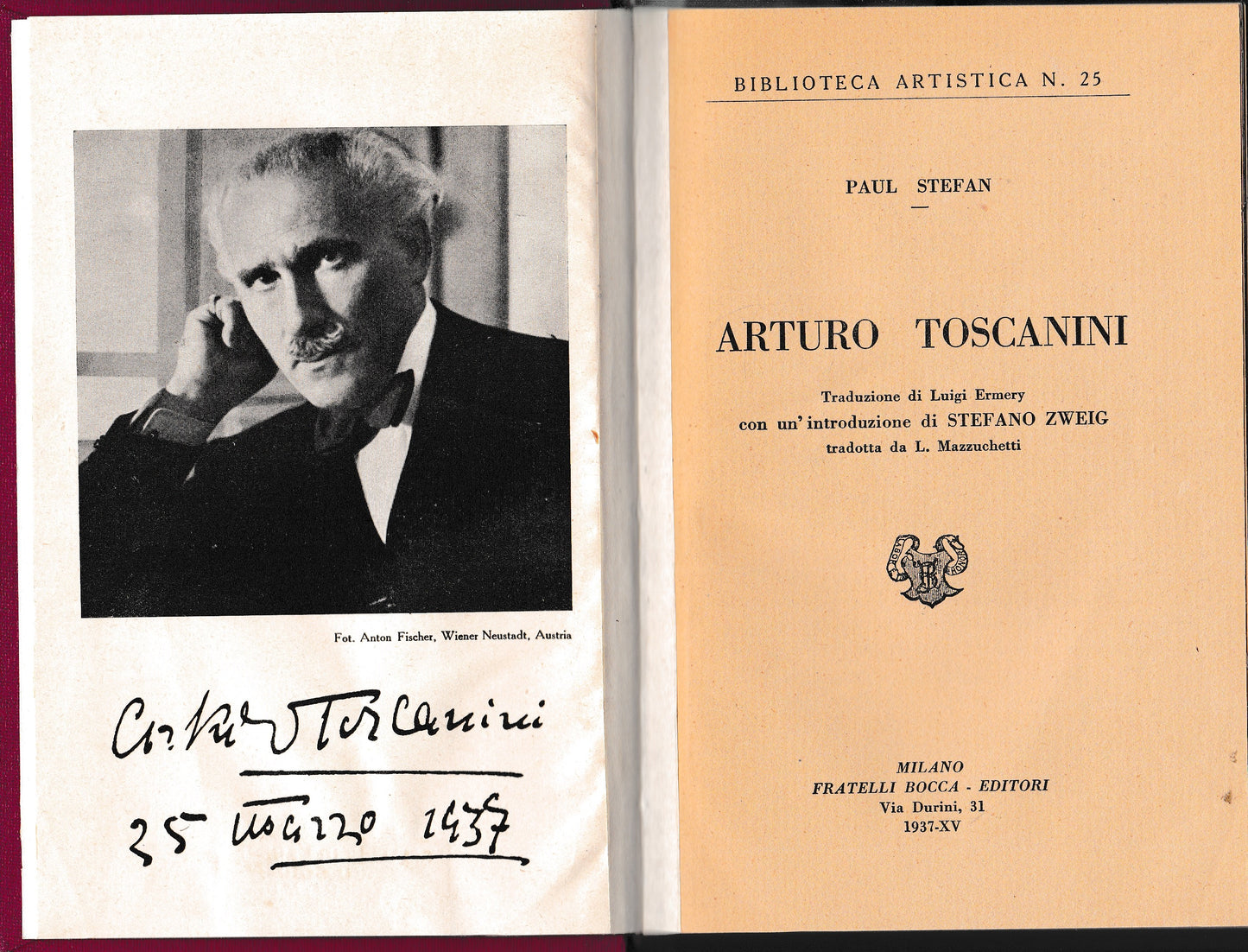 Arturo Toscanini - copertina