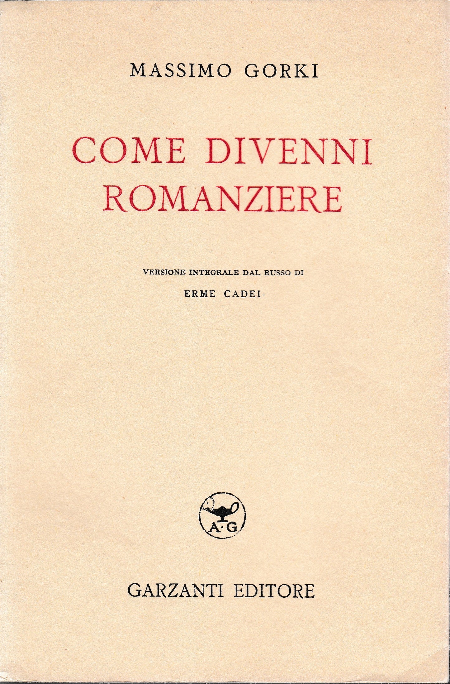 Come divenni romanziere - copertina