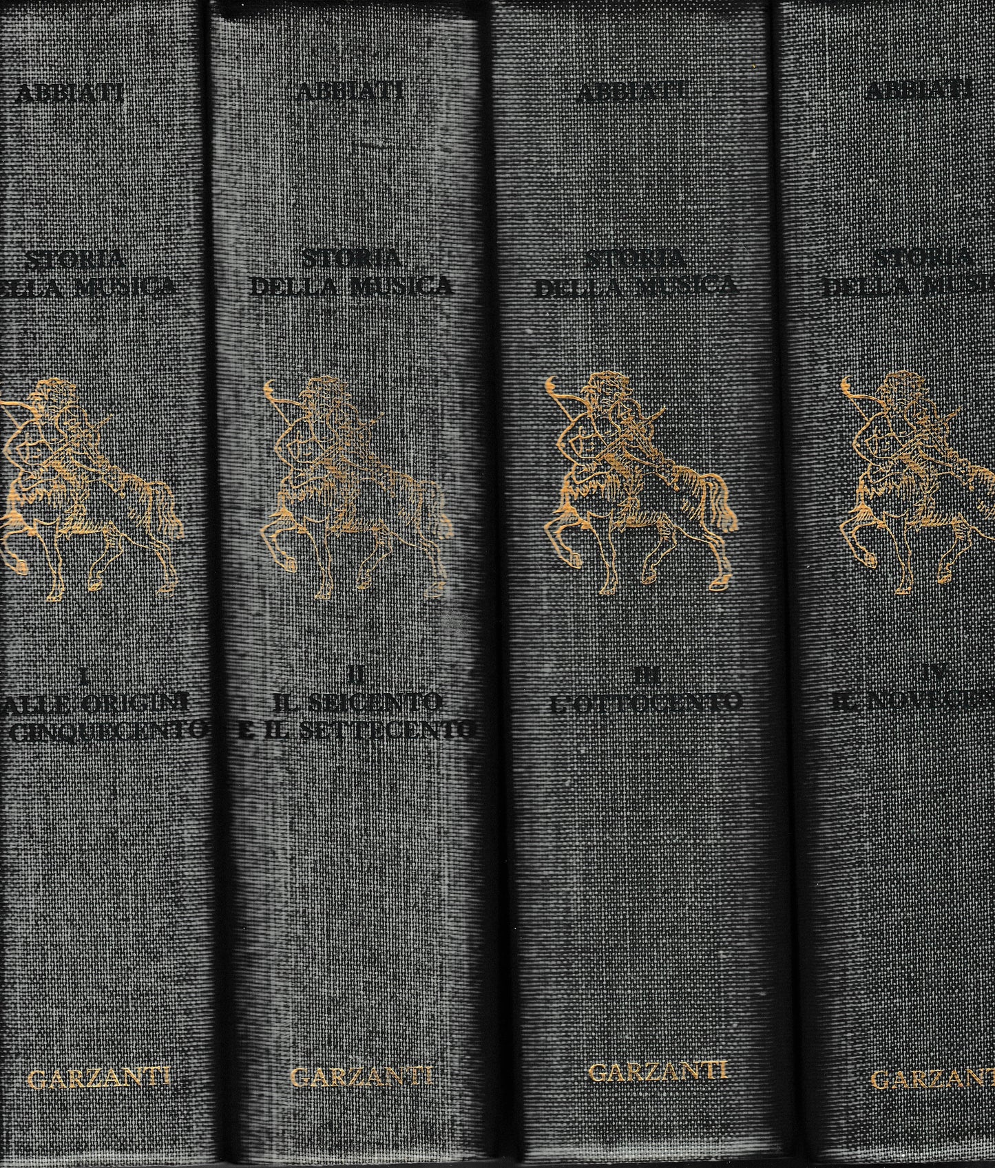 Storia della musica 4 volumi - copertina