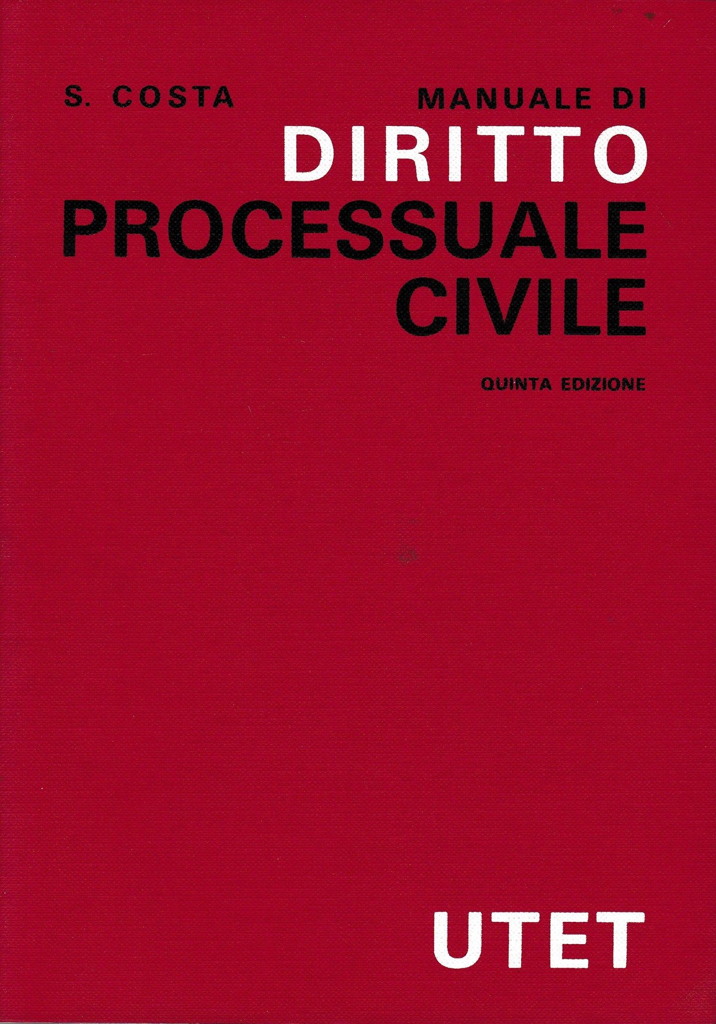 Manuale di Diritto Processuale Civile - copertina