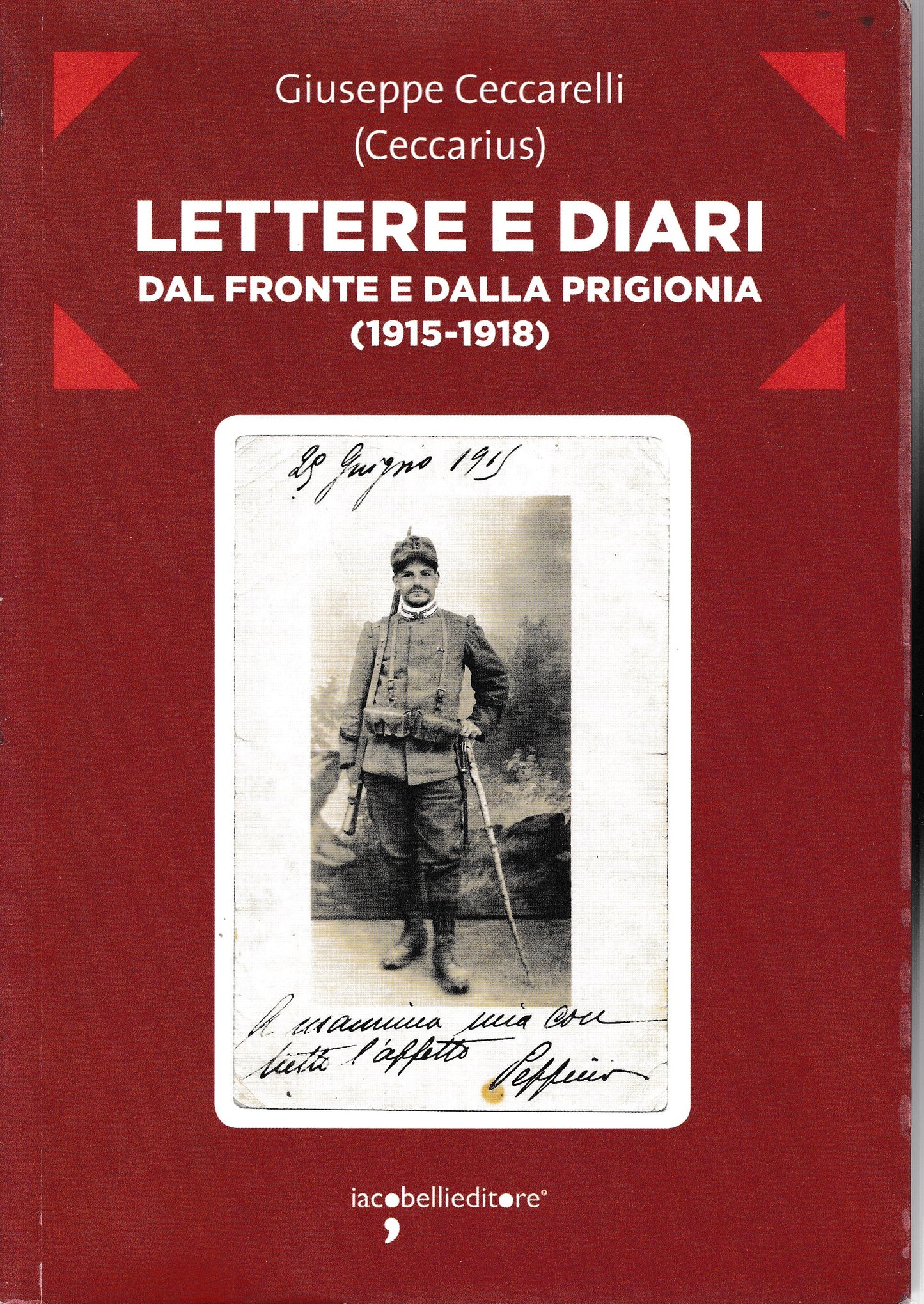 Lettere e diari dal fronte e dalla prigionia (1915-1918) - copertina