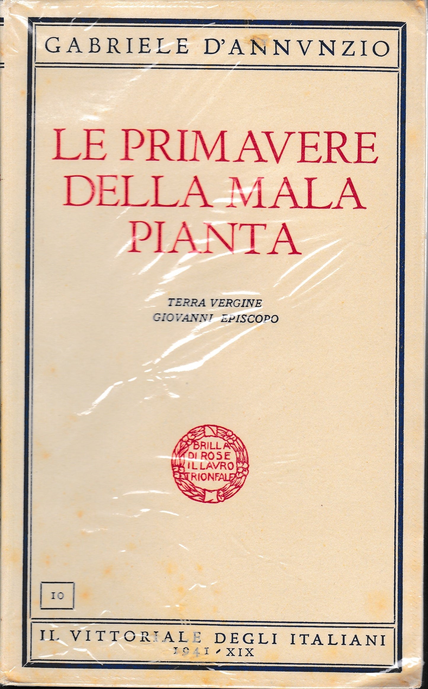 le primavere della mala pianta. Terra vergine Giovanni Episcopo - copertina