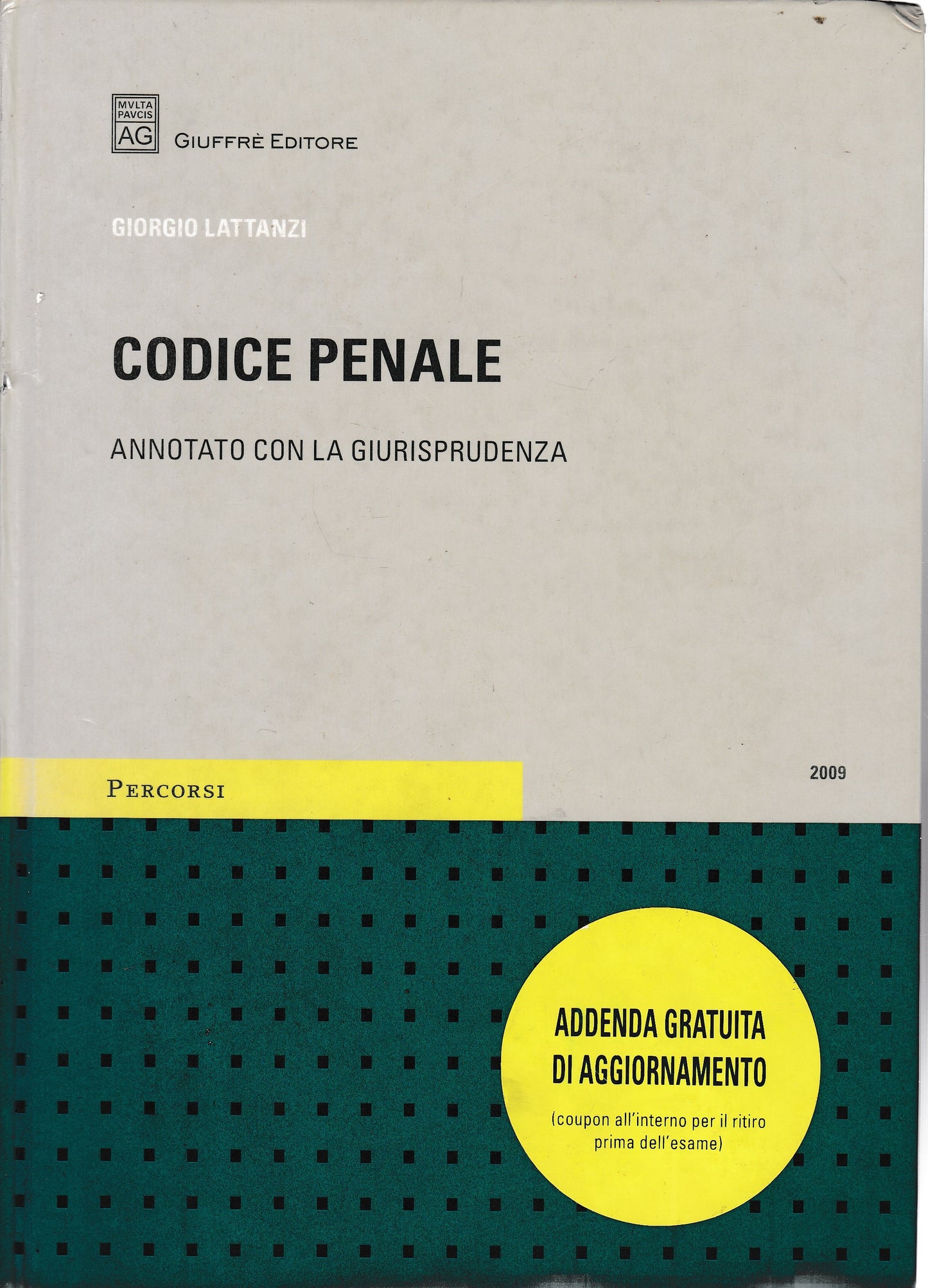Codice penale. Annotato con la giurisprudenza - copertina